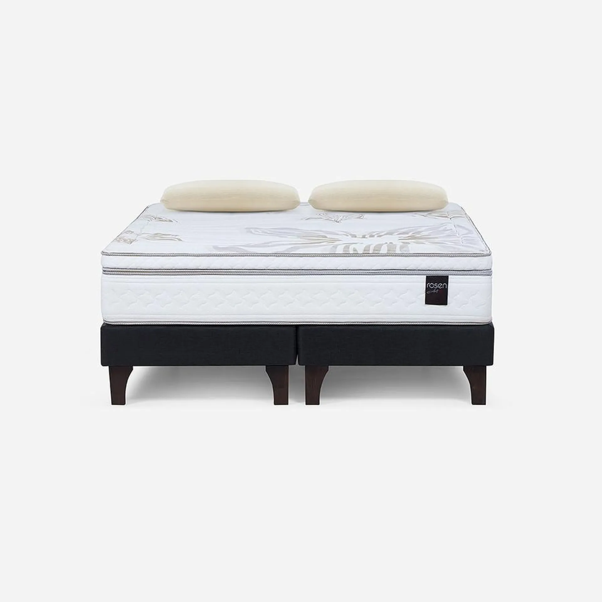 Cama Art 4 de 2 Plazas + Almohadas Esencial