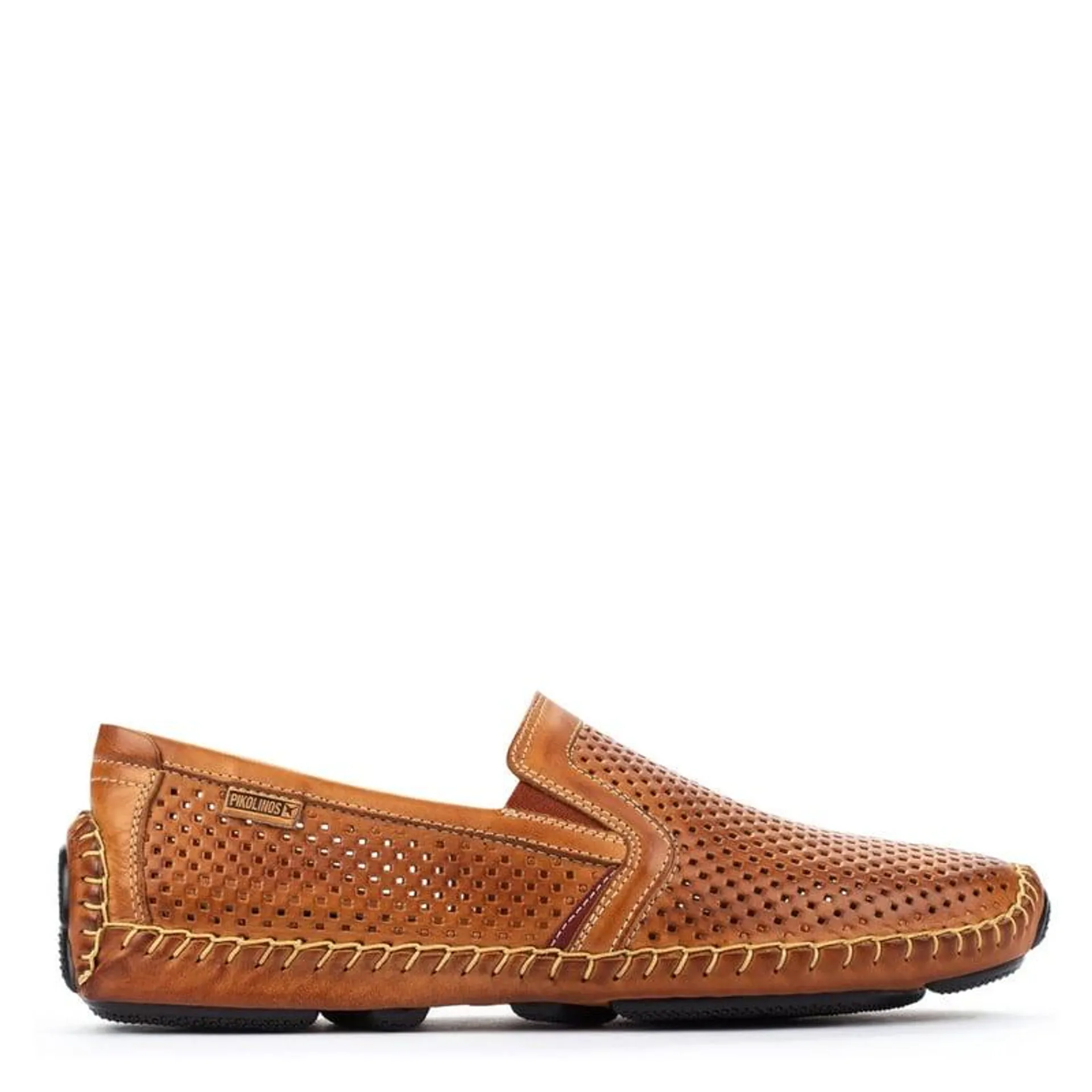 Mocasin Hombre Cuero Café Pikolinos