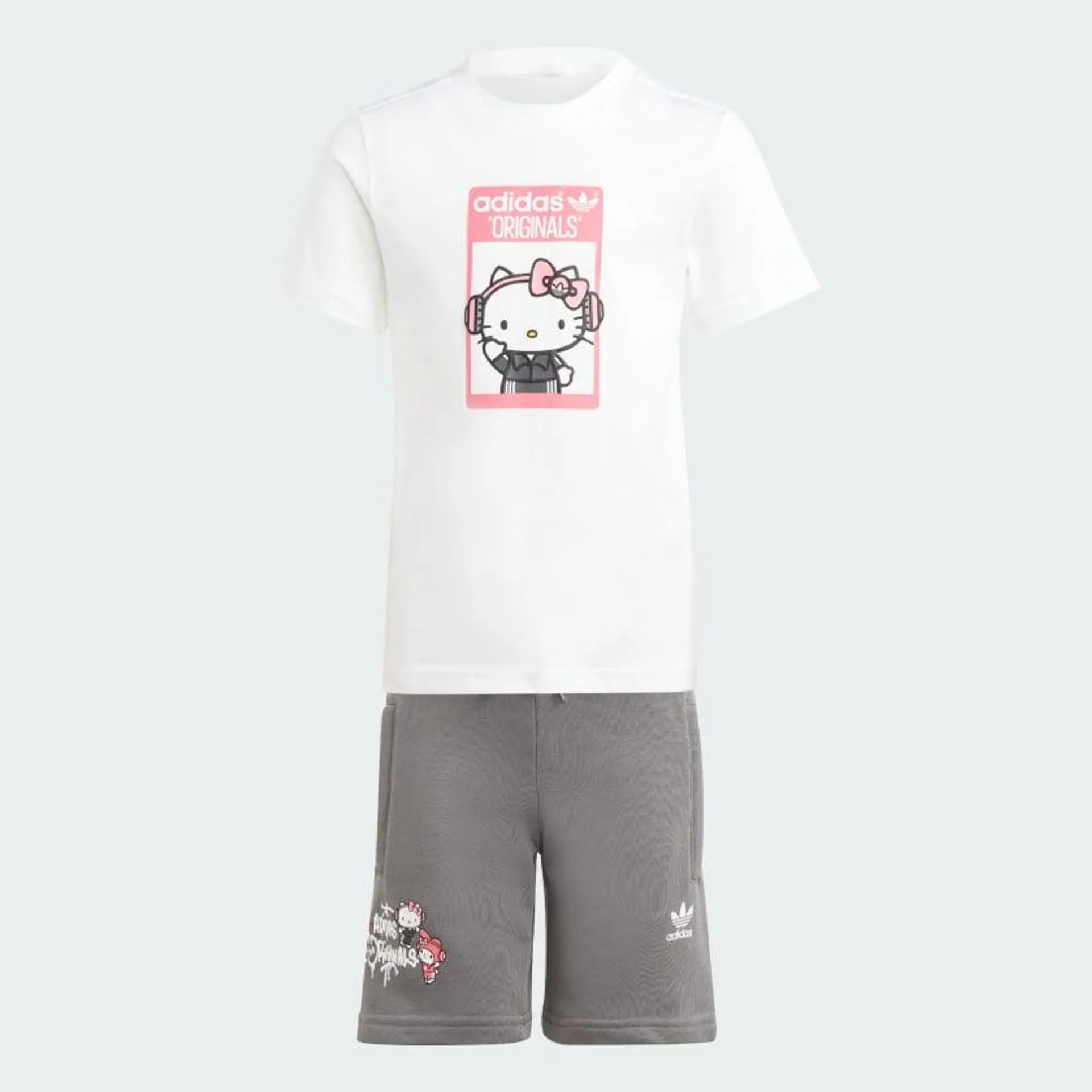 Conjunto de Polera Corta adidas Originals x Hello Kitty