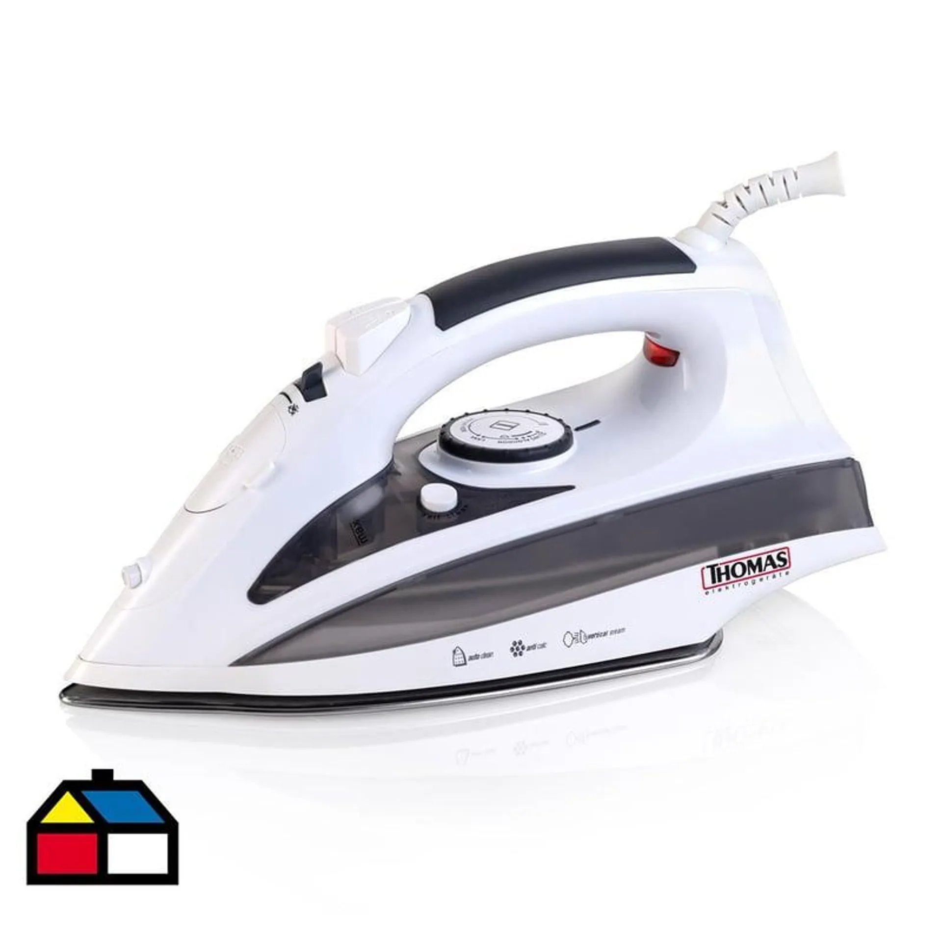 Plancha a vapor 2000 W blanco