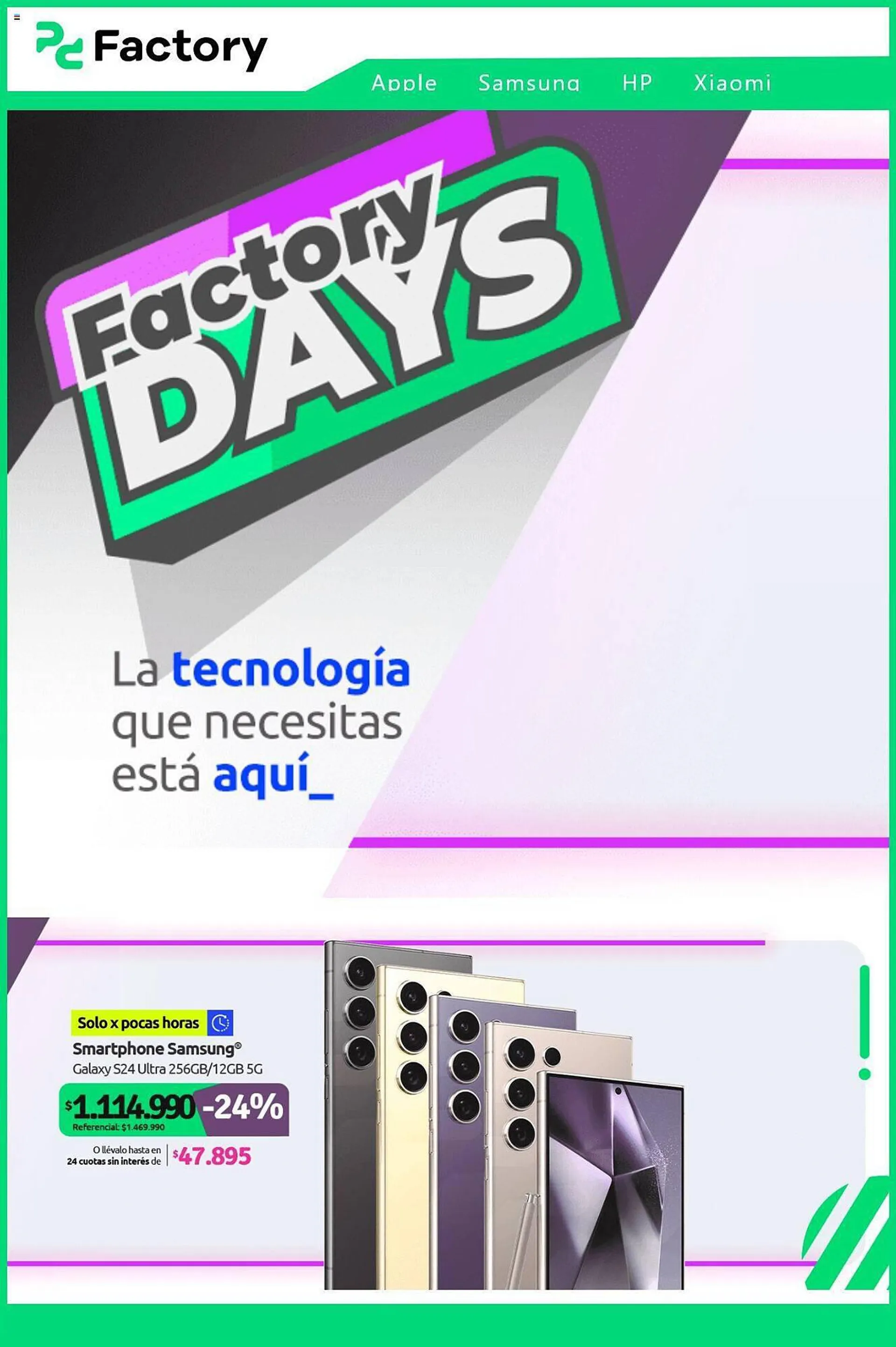 Catálogo de Catálogo PC Factory 15 de abril al 22 de abril 2024 - Página 1