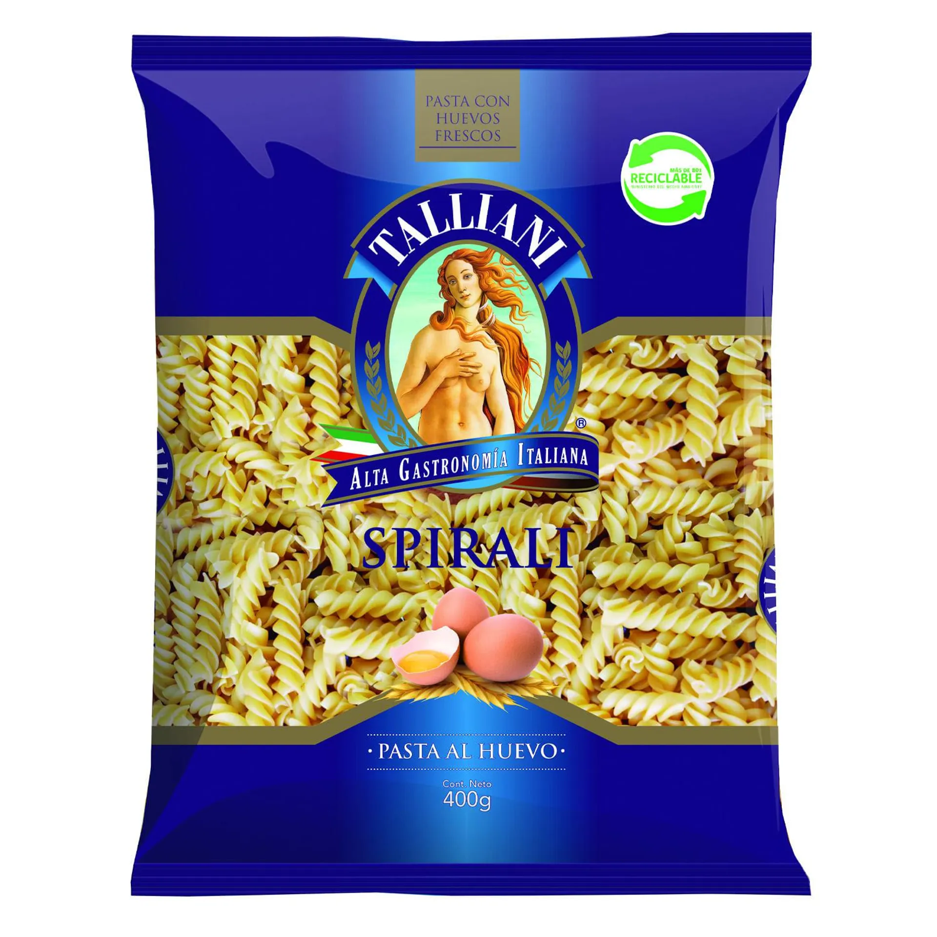 Espirales al huevo 400 g