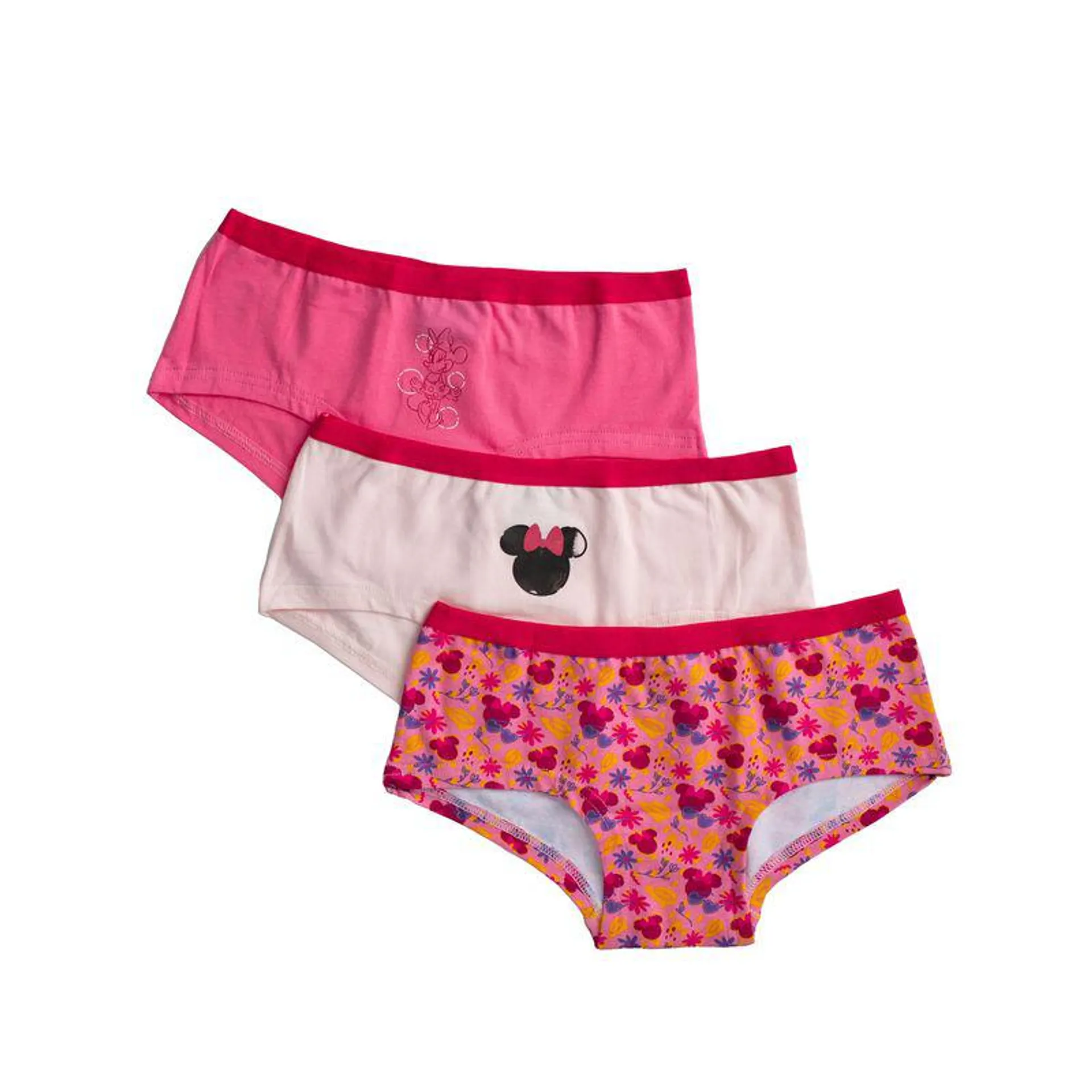 Pantaleta Juvenil Algodón Pack 3 Minnie