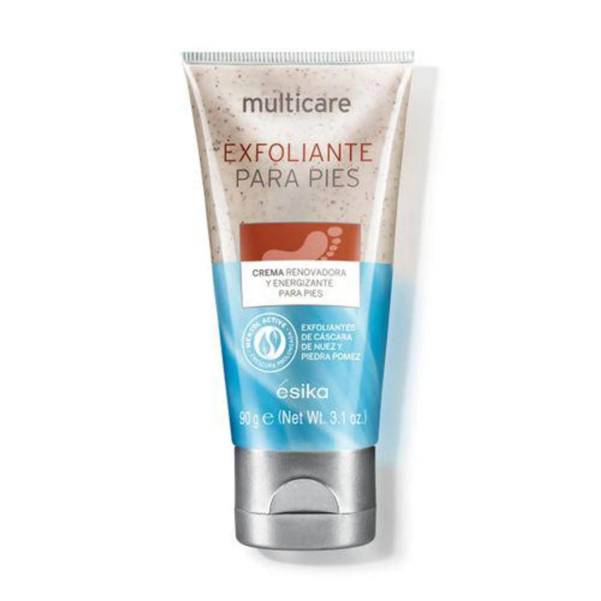 Crema exfoliante para pies Multicare