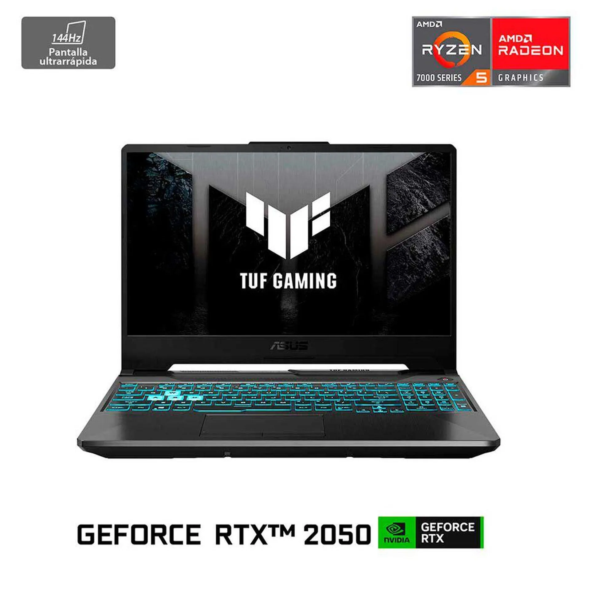 Notebook Gamer Asus TUF Gaming A15 FA506NF-HN003W AMD Ryzen 5 8GB 512GB SSD 15,6" NVIDIA RTX 2050