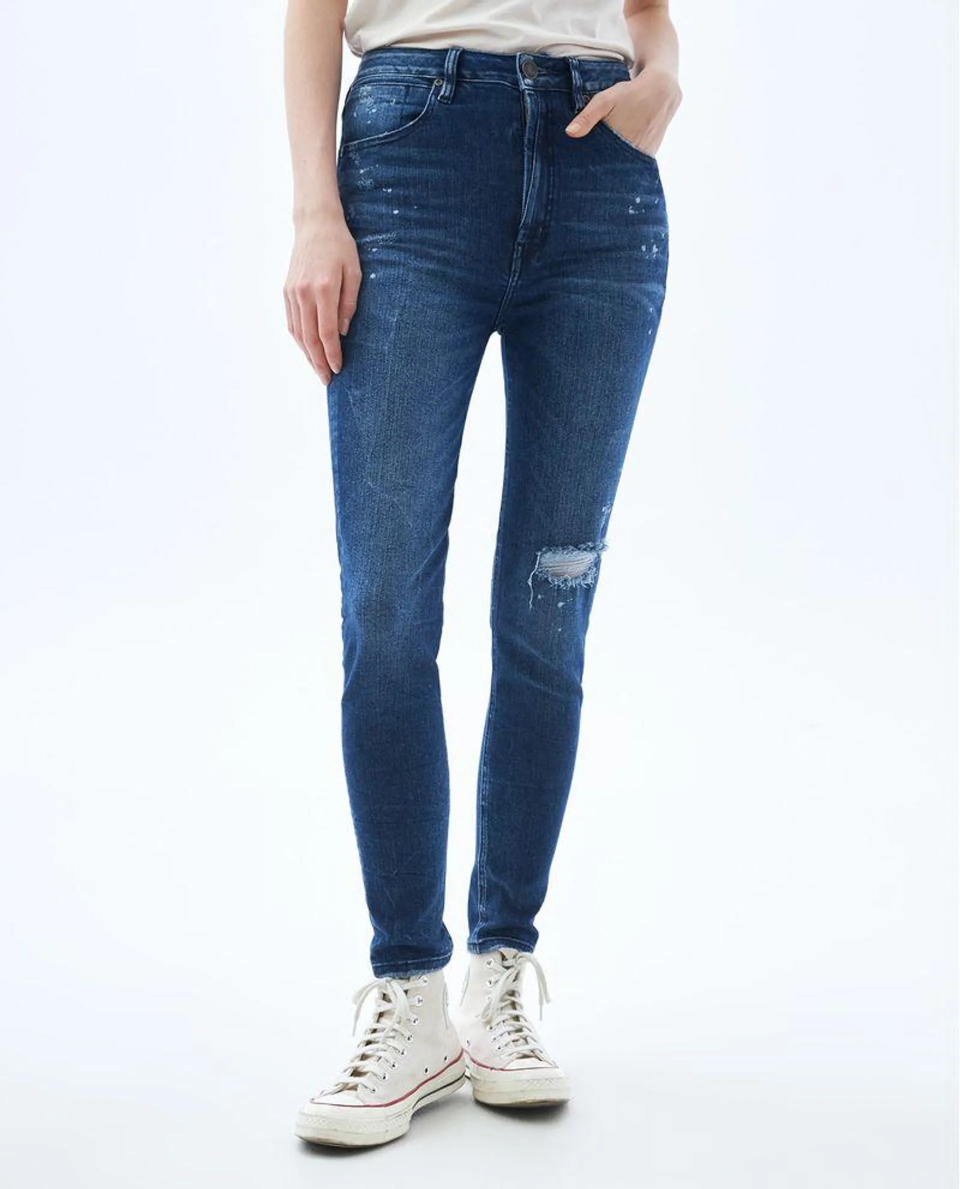 Jean Jegging lavado medio para mujer