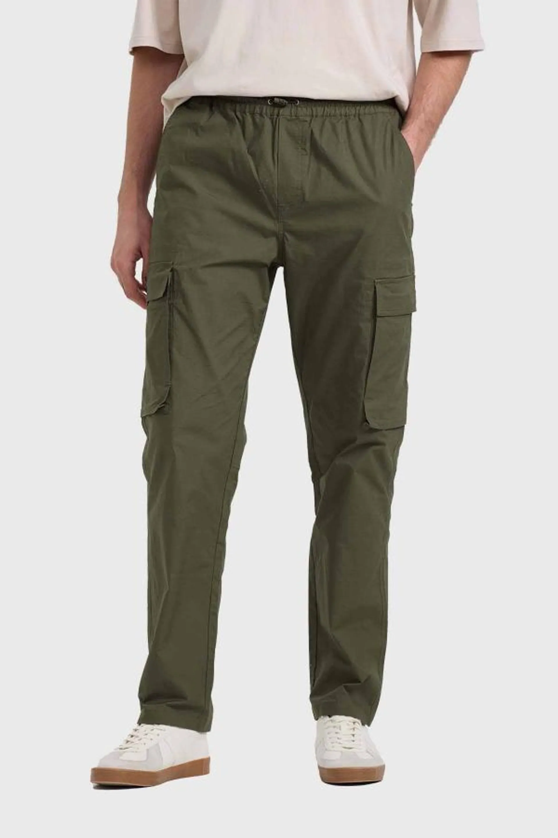 PantalÓn hombre tecnico cargo verde militar