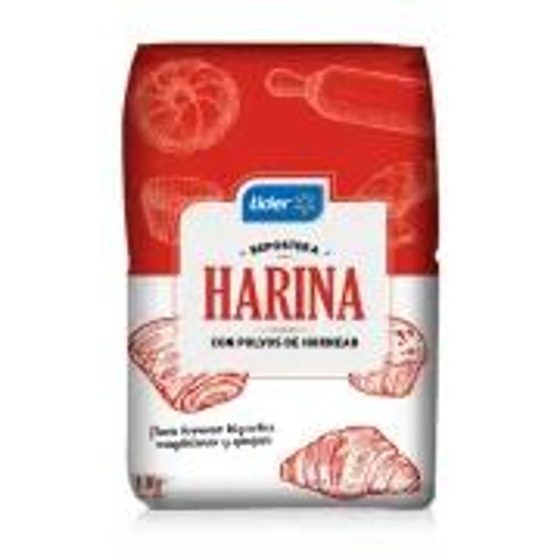 Harina con Polvos de Hornear Bolsa, 1 kg