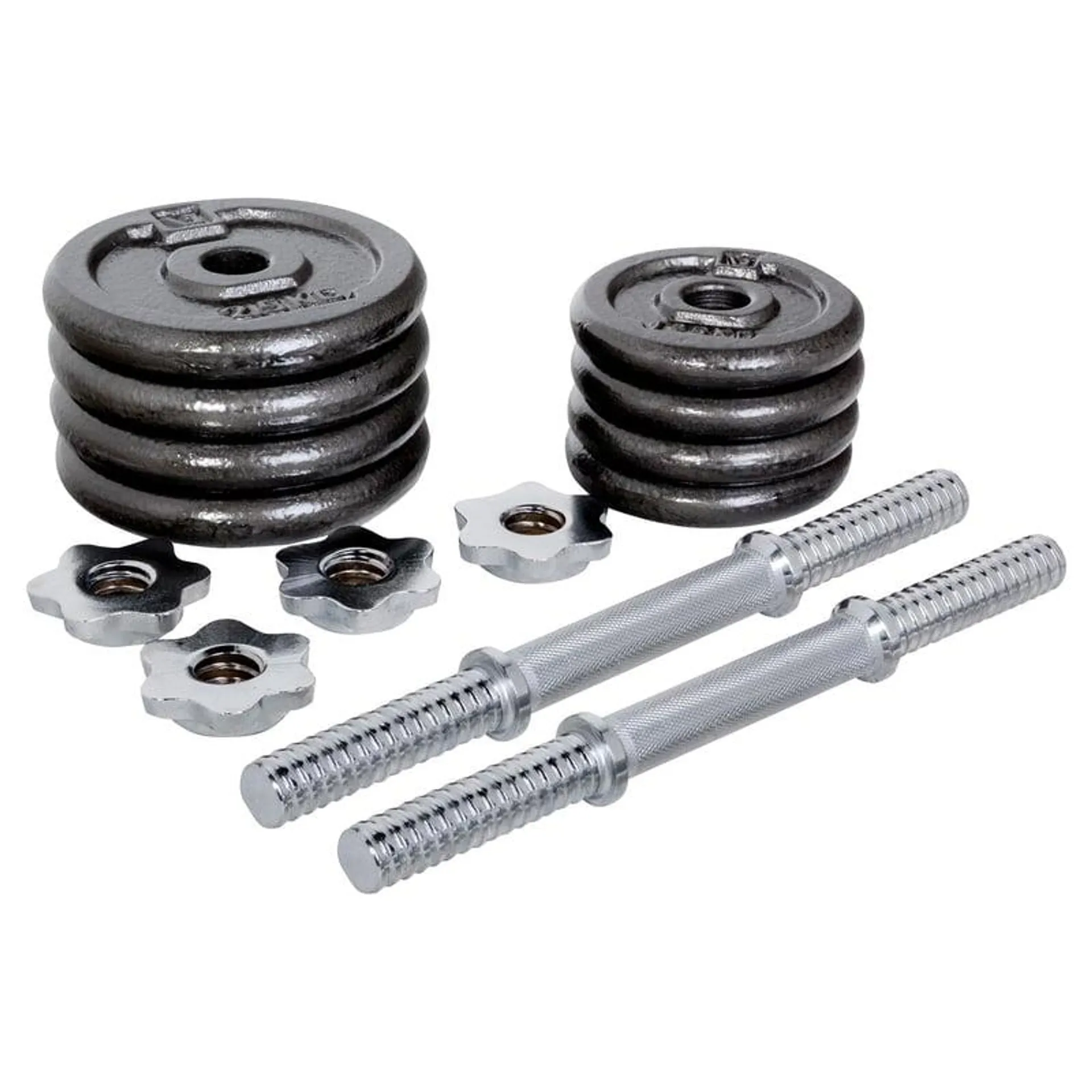 Maleta Set mancuernas 20 kg acero