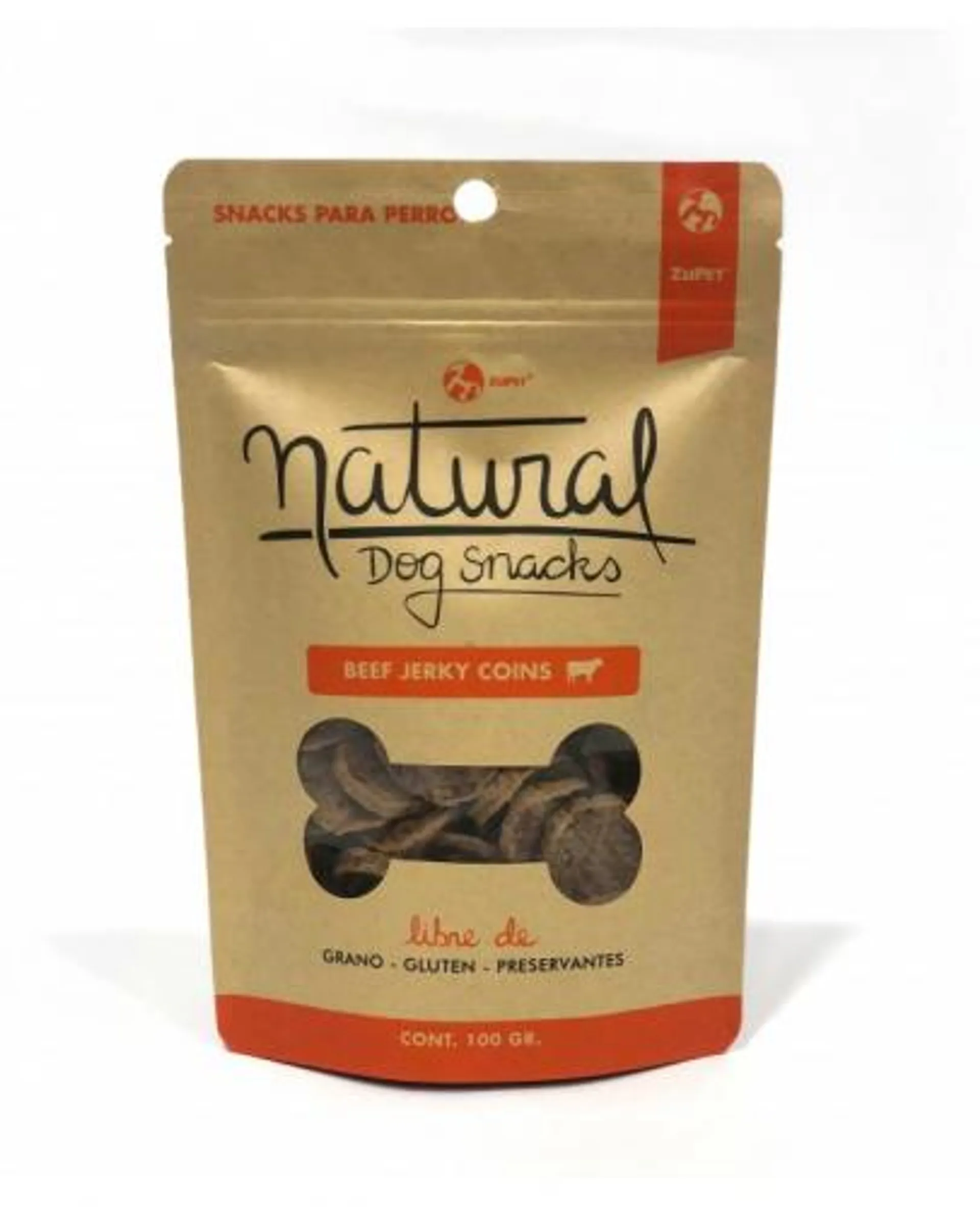 NATURAL BEEF JERKY SLICES 100 GR