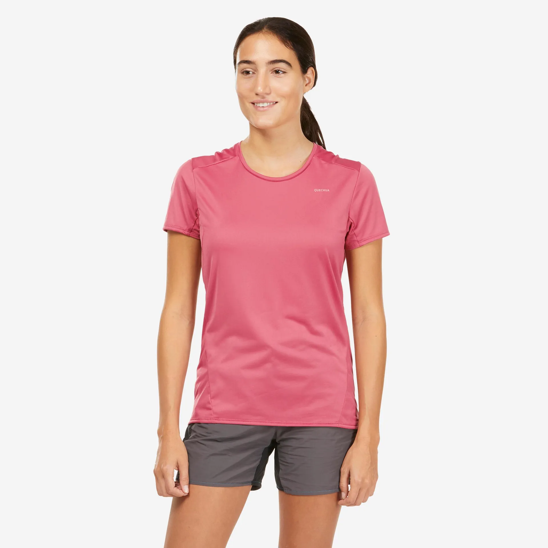 POLERA SENDERISMO MUJER MH100