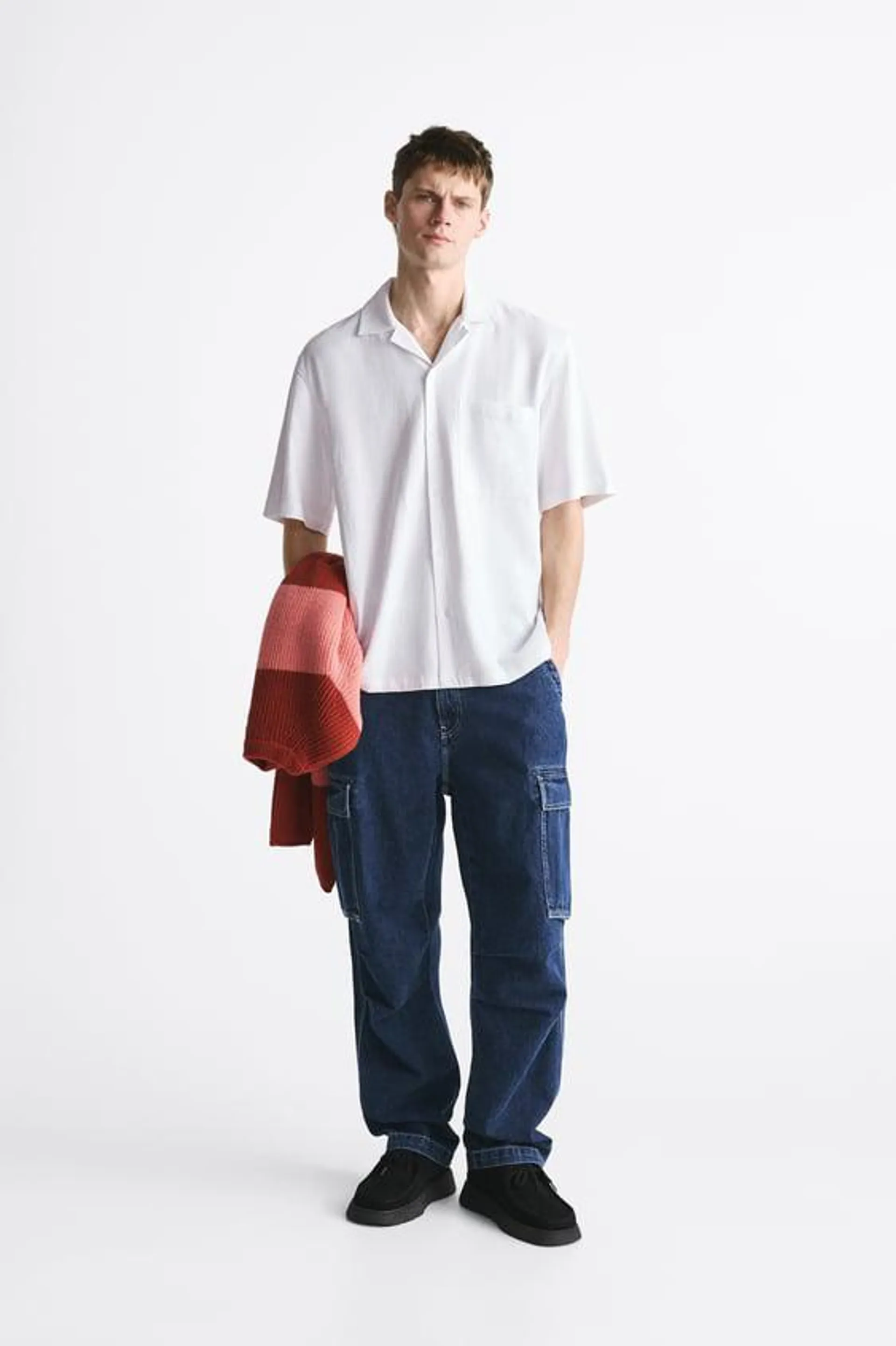 VISCOSE - LINEN SHIRT