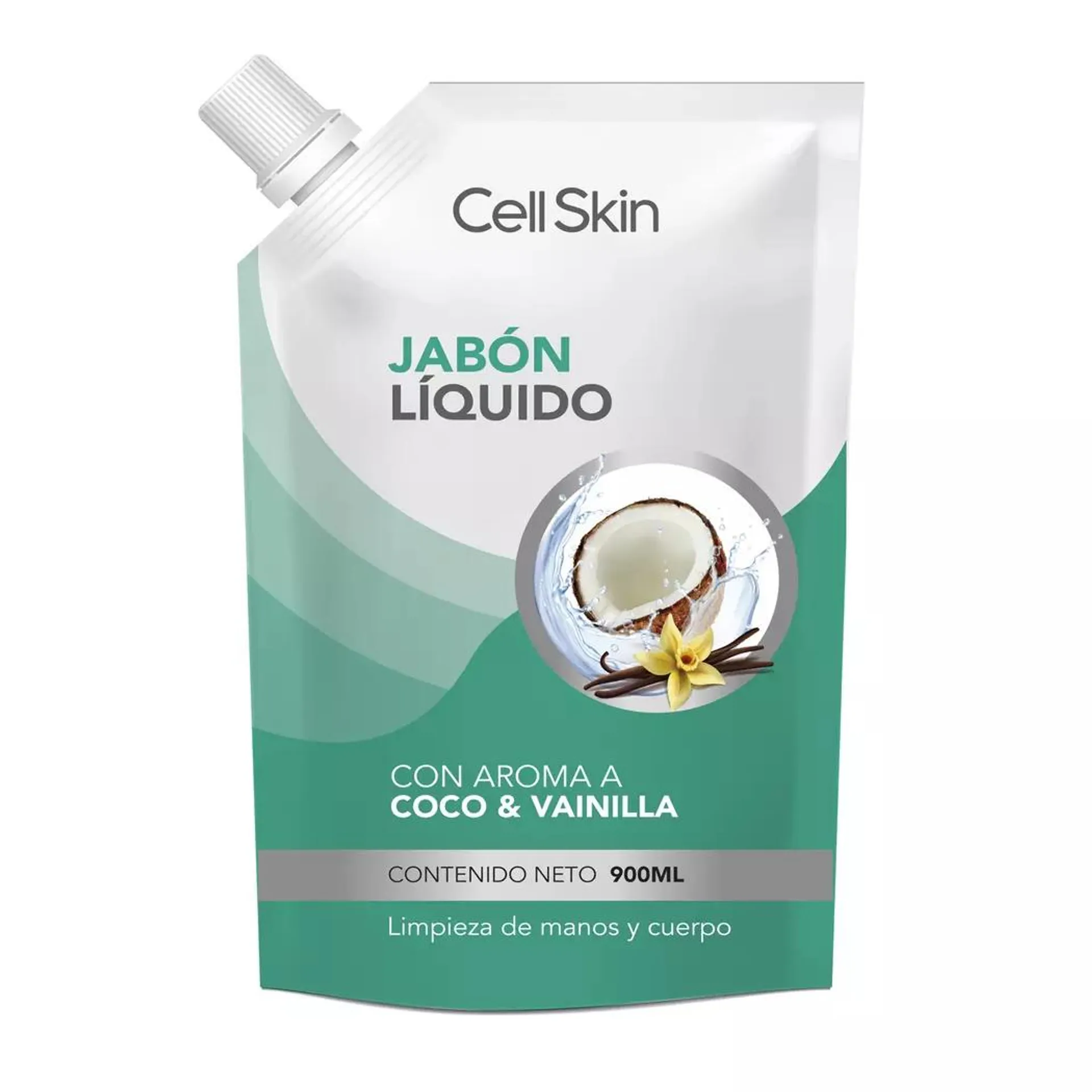 Cell Skin Jabón Liquido Coco y Vainilla DoyPack