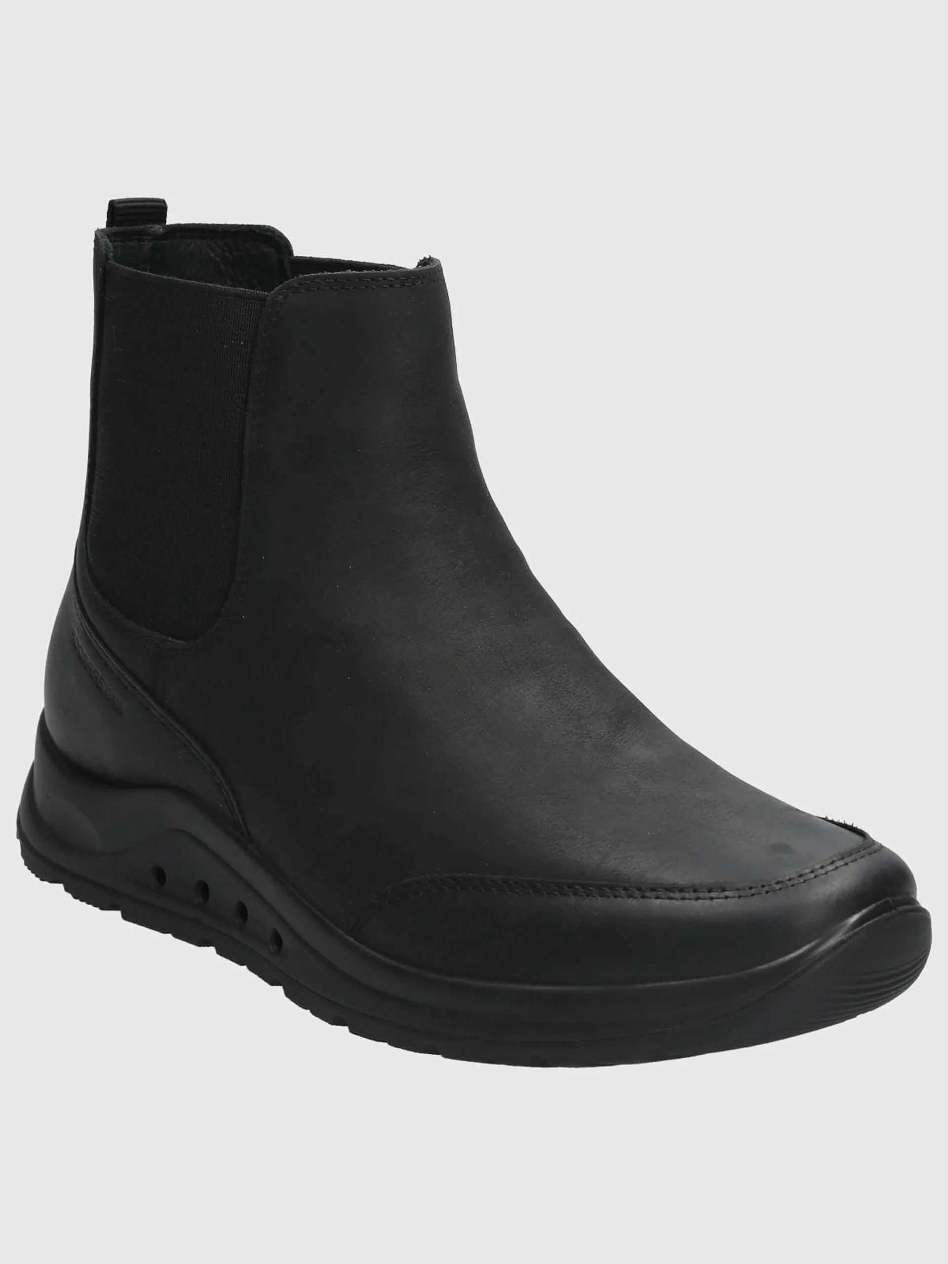 Botin Cuero Mujer Coley Negro