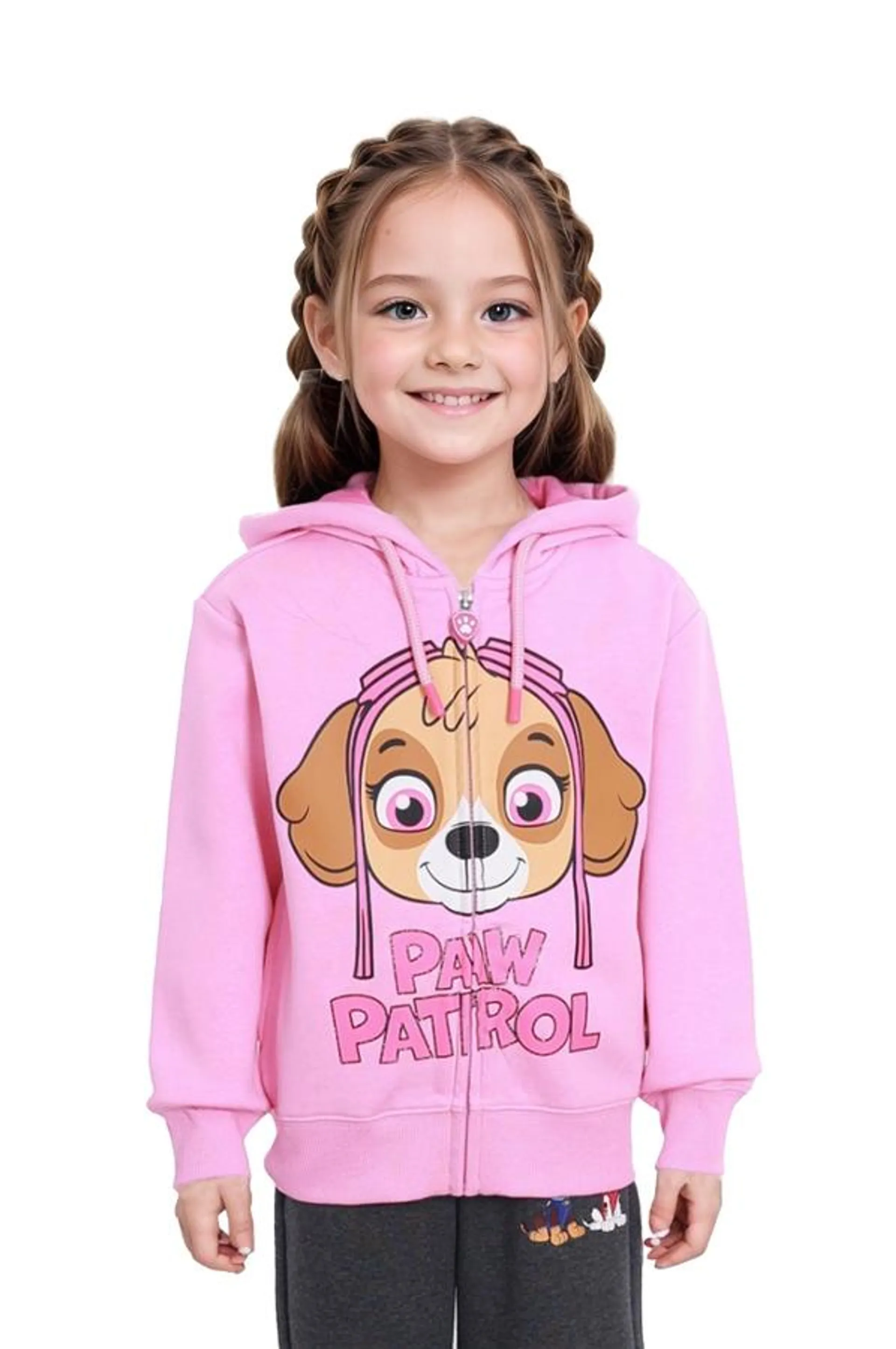 PolerÓn niÑa paw patrol rosado