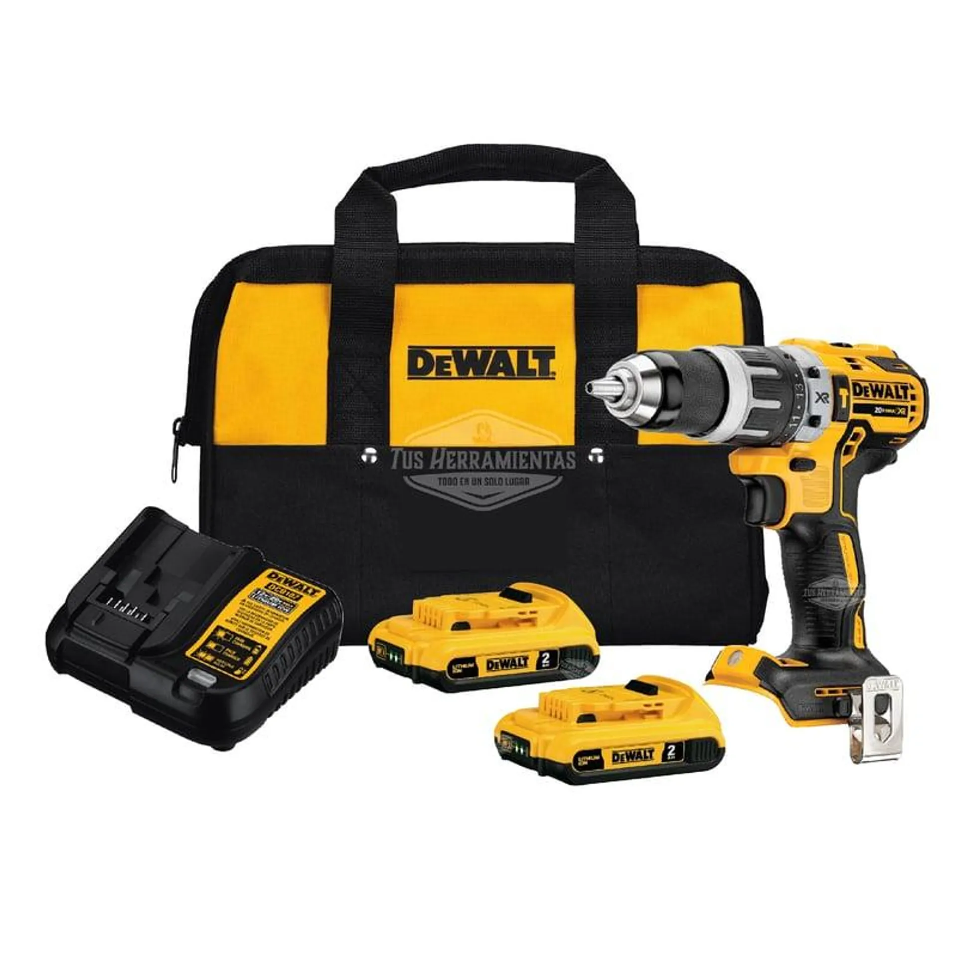 Taladro Percutor Inalámbrico Xr 20v Dewalt Dcd796d2