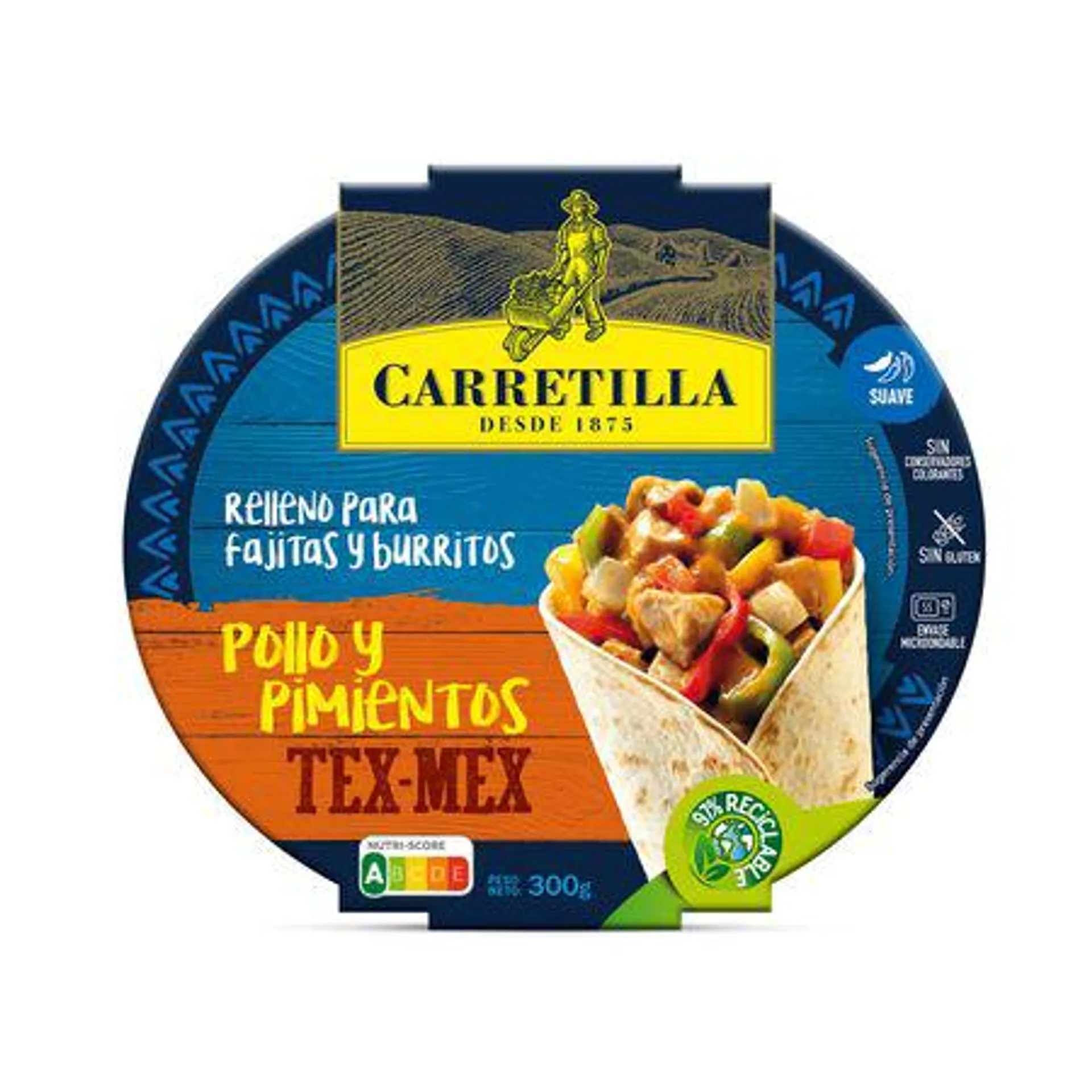 Relleno Pollo Pimientos Carretilla 300 g