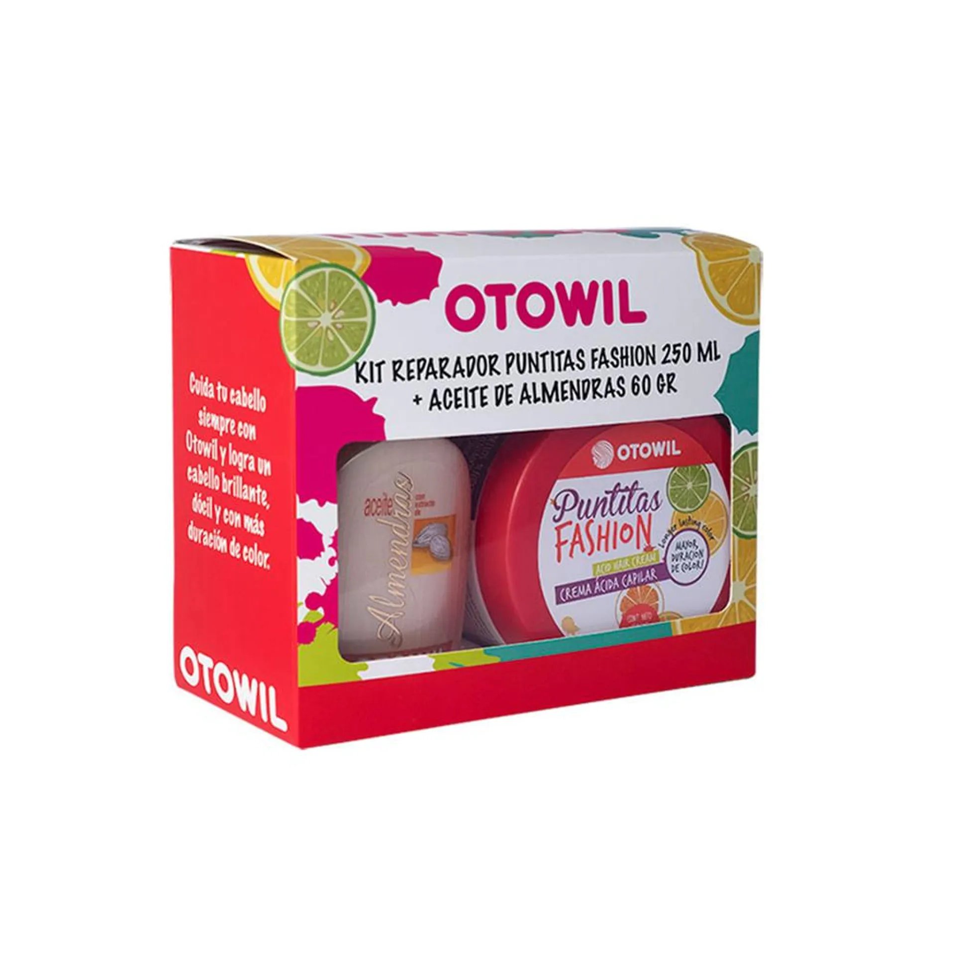 Combo Otowil Puntitas Fashion 250ml + Aceite De Almendras 60gr