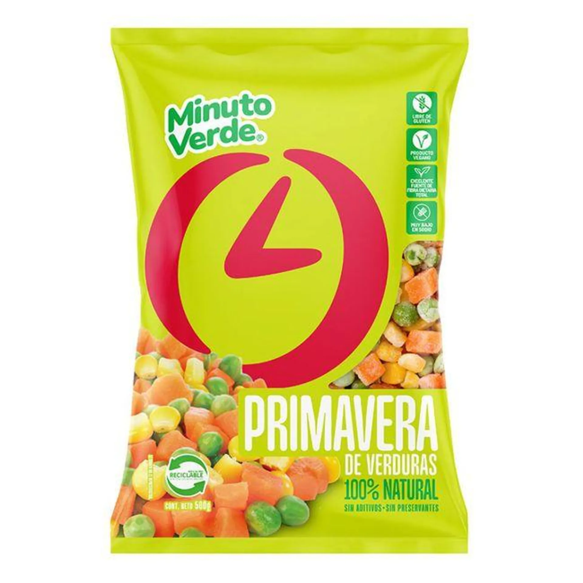 Primavera de Verduras Minuto Verde Bolsa 500 g