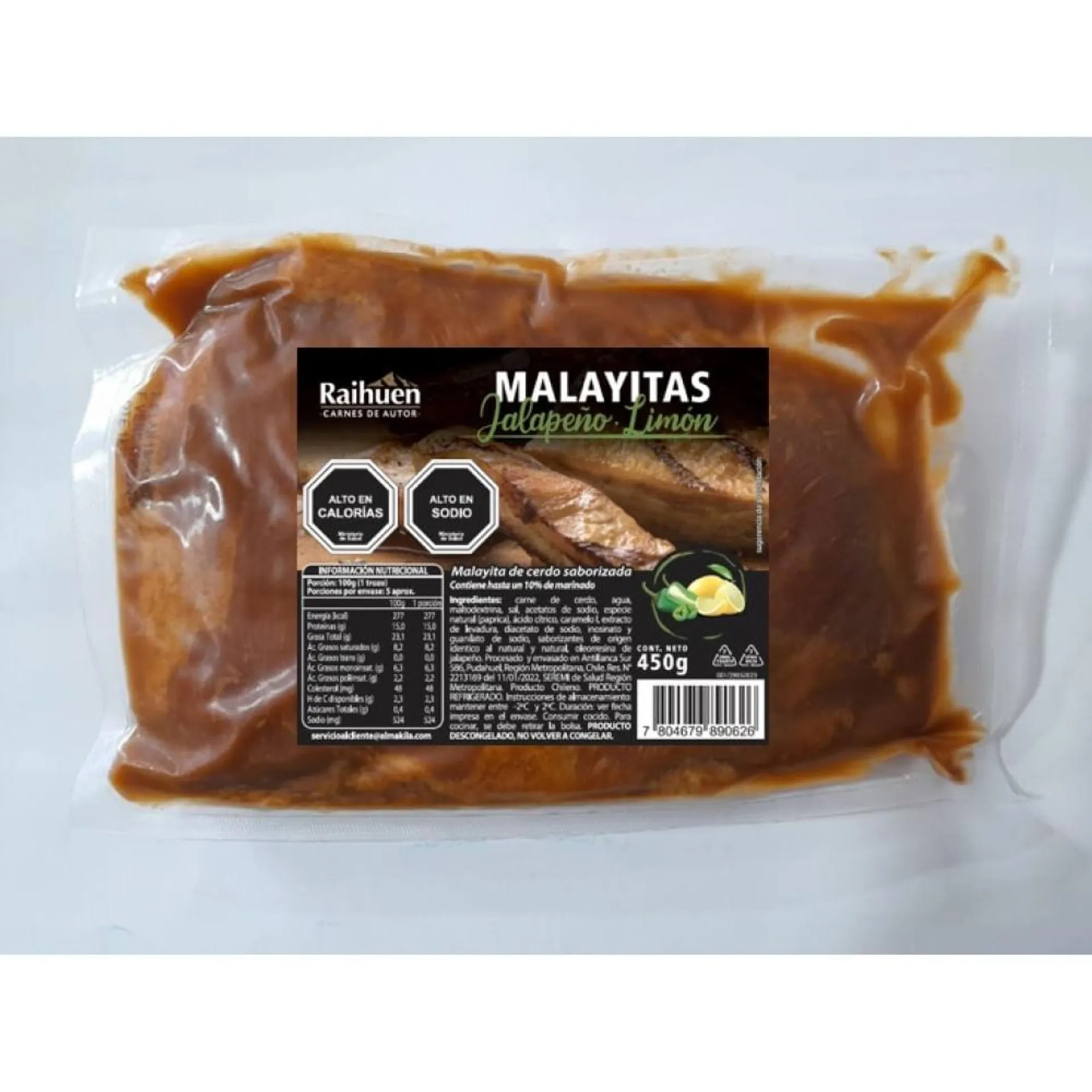 Malayita Raihuen Jalapeño limon 450g