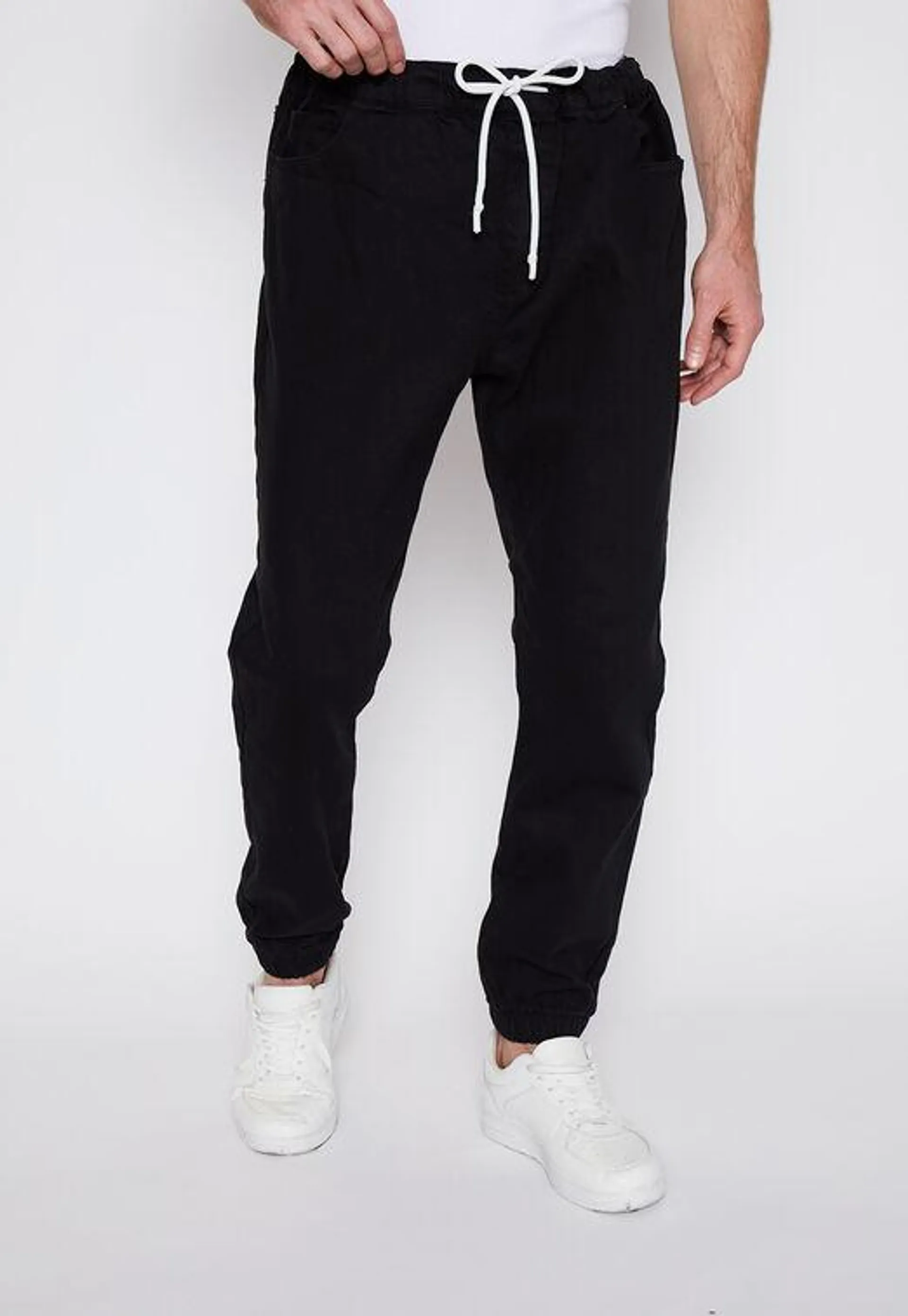 Jeans Hombre Negro Jogger Color Family Shop