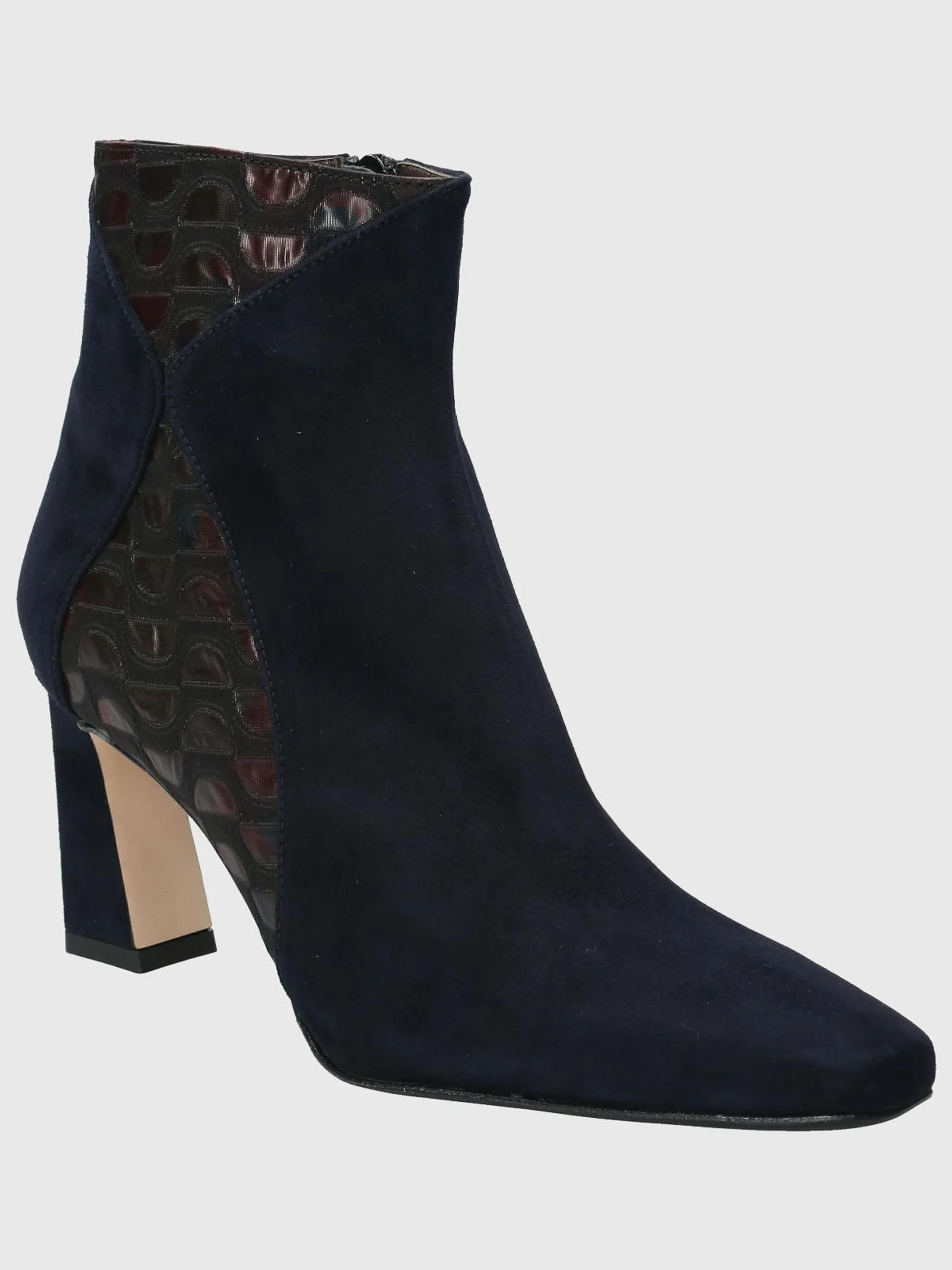 Botin Brunate Cuero Mujer Parma Azul