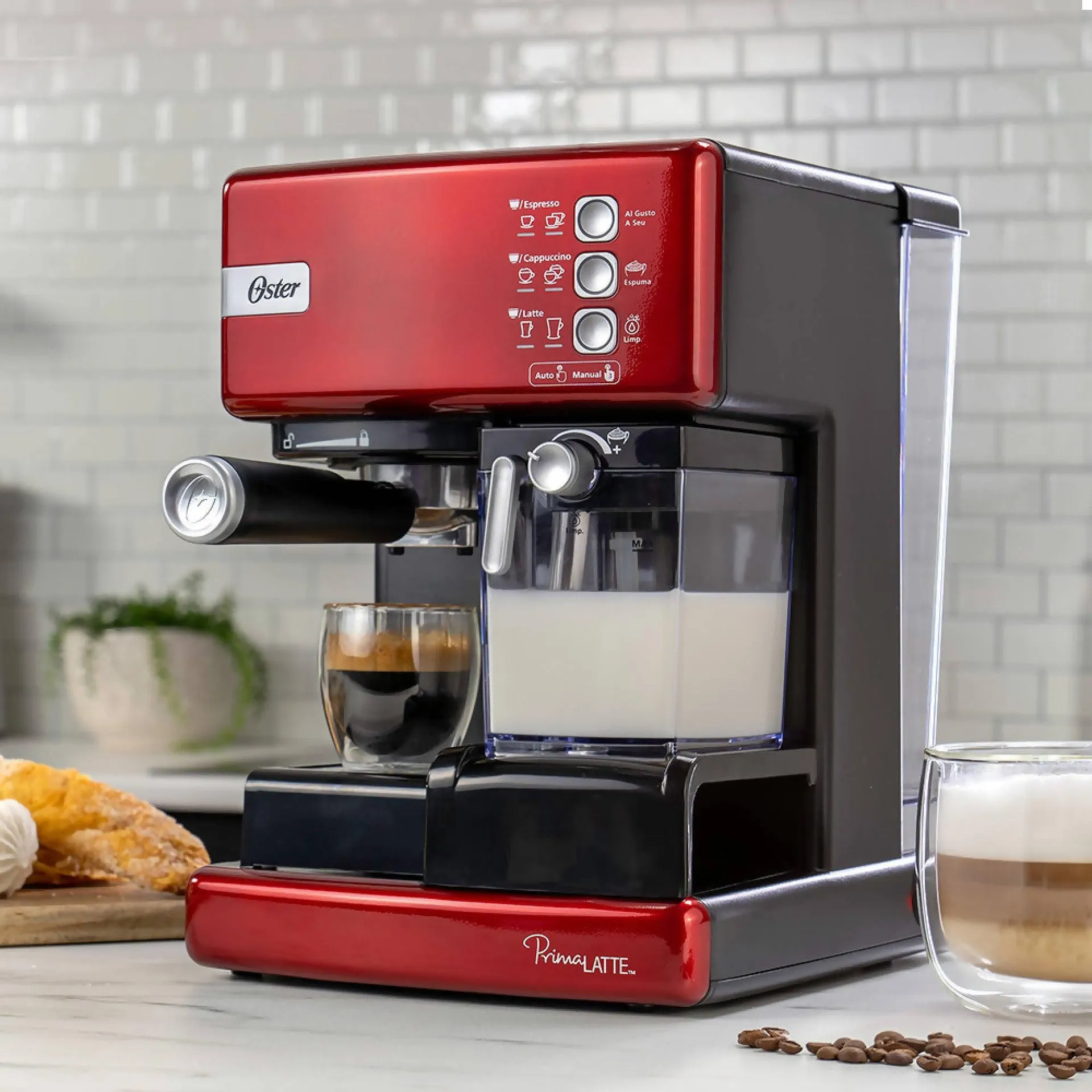 Cafetera Espresso y Cápsulas Automática PrimaLatte™ 6603 Oster