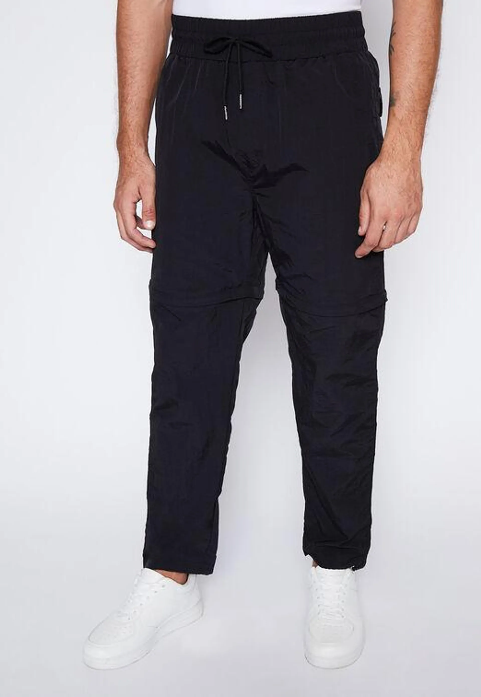 Pantalon Hombre Negro Desmontable Family Shop