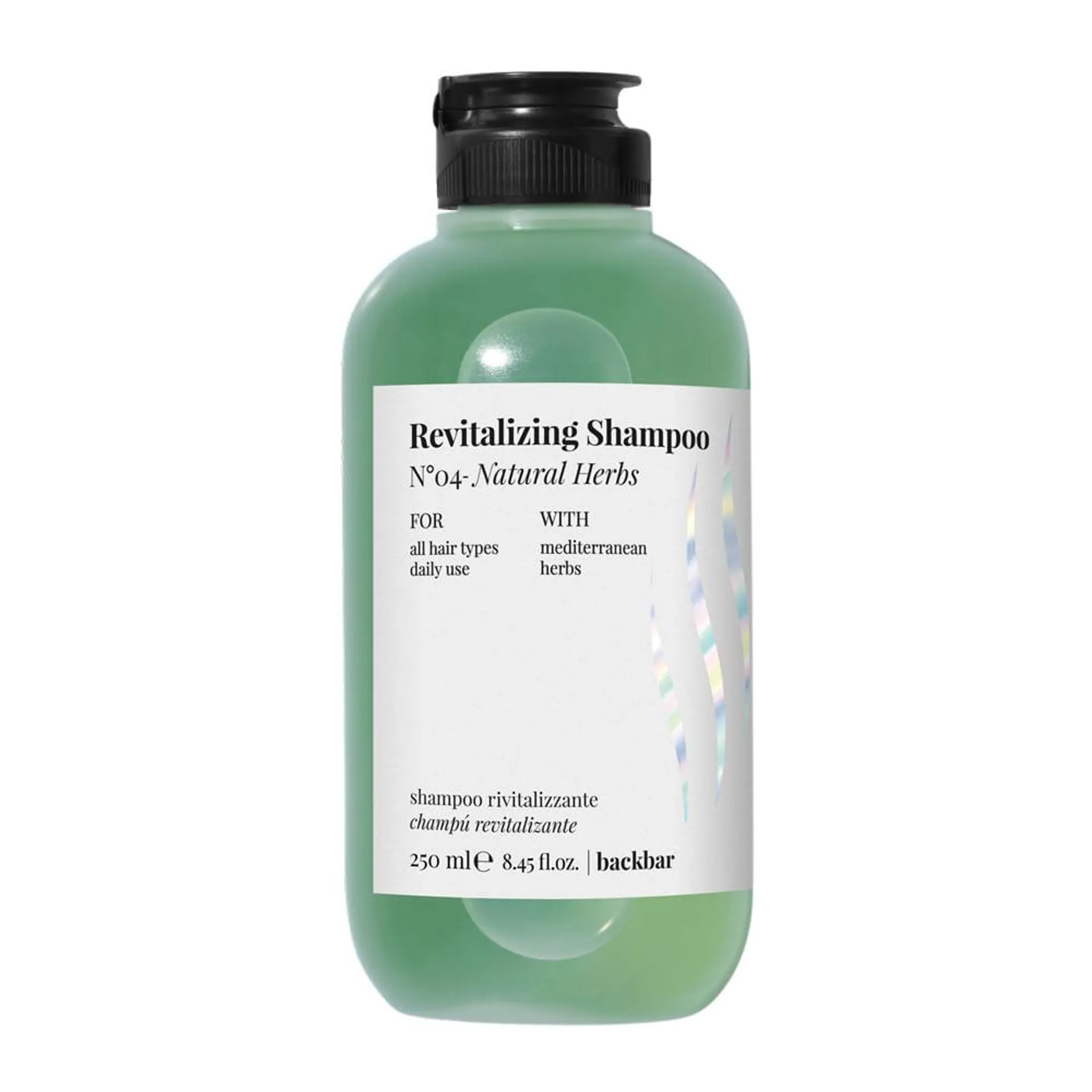 Back Bar Revitalizing Sham - Natural Herbs 250ml