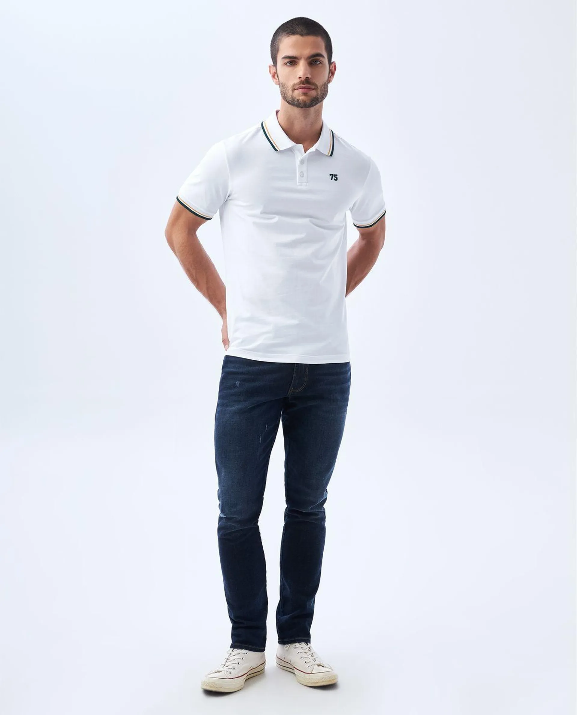 Polo manga corta para hombre