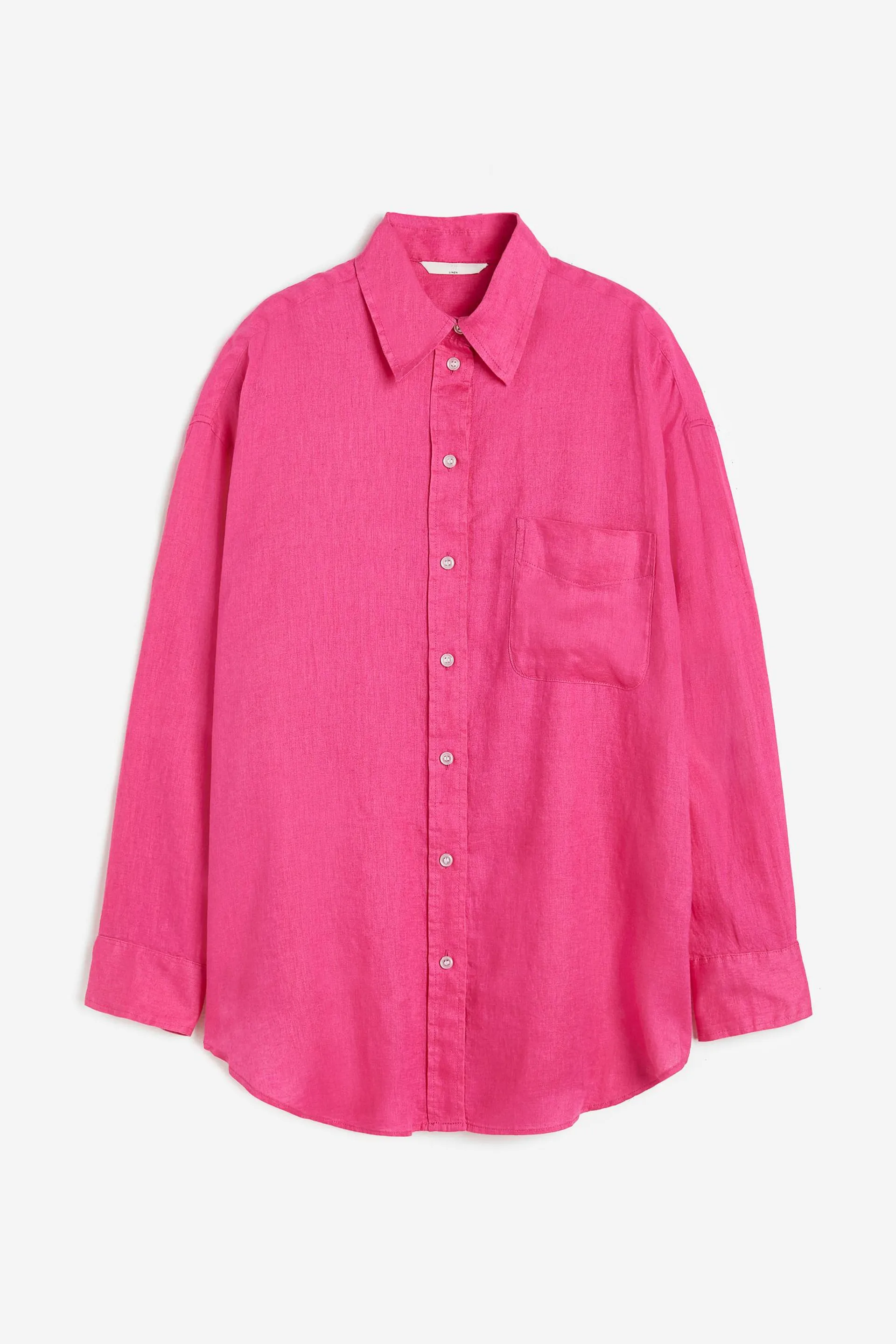 Camisa oversize de lino