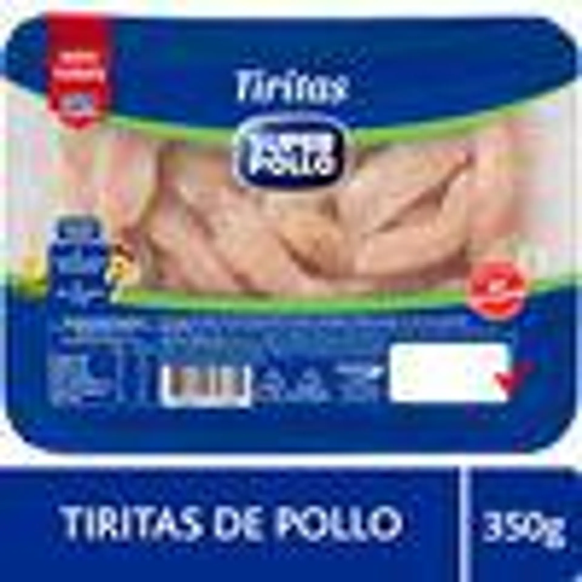 Tiritas pollo frescas 350 g