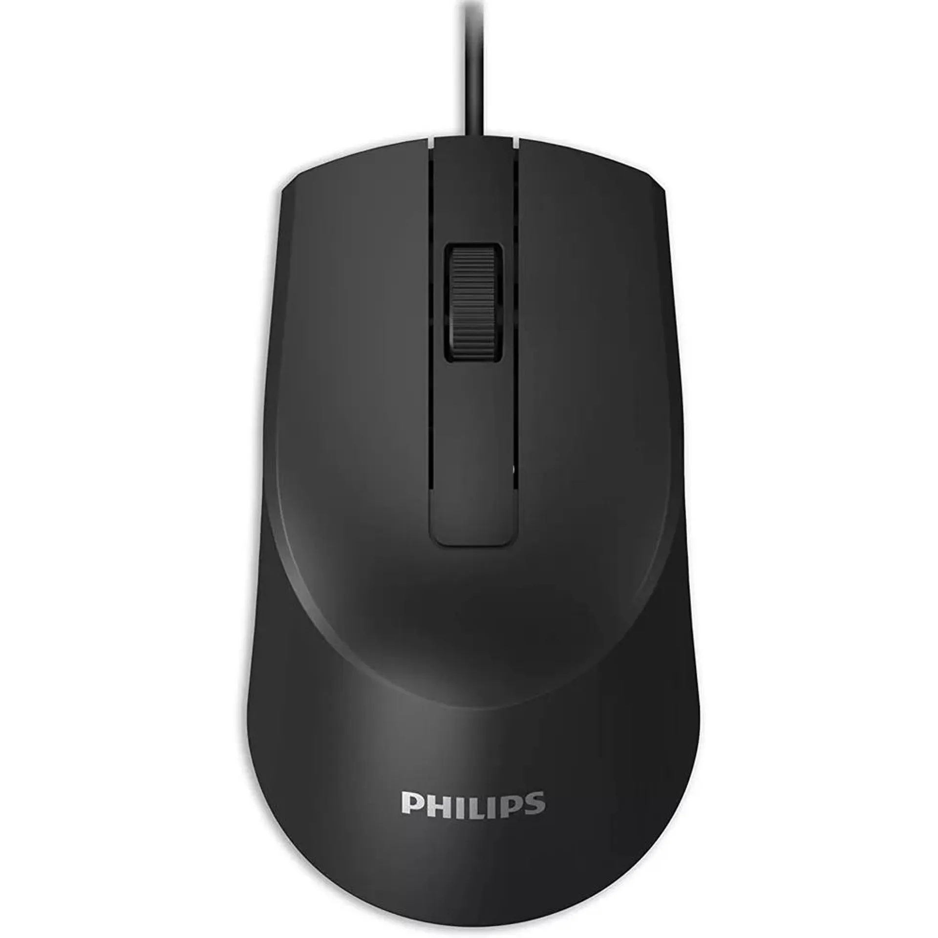 Mouse Philips M104 LED SPK7104 óptico USB, Color Negro - 29PHL7104B