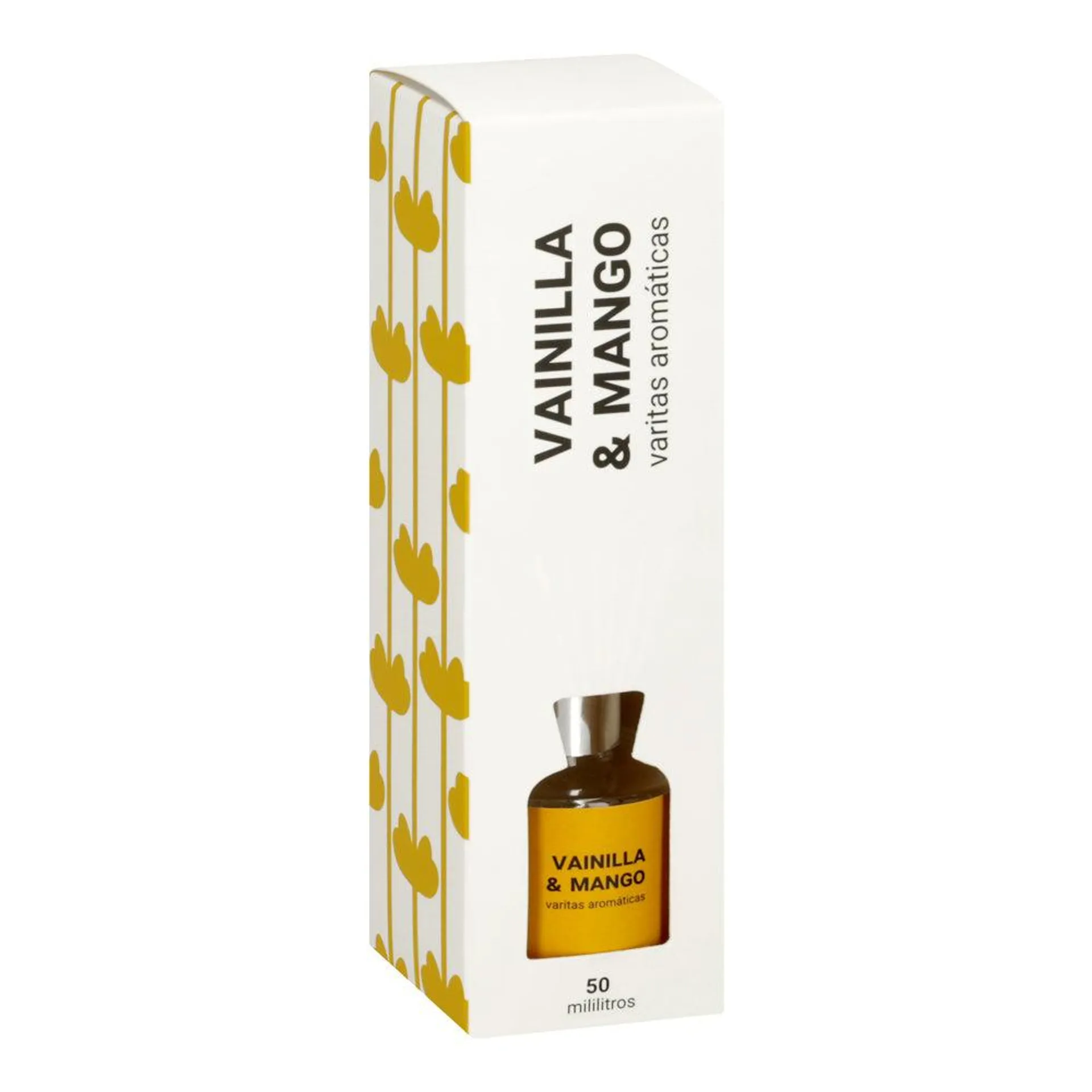 Botella con Varitas Aromáticas Vainilla-Mango 50 ml