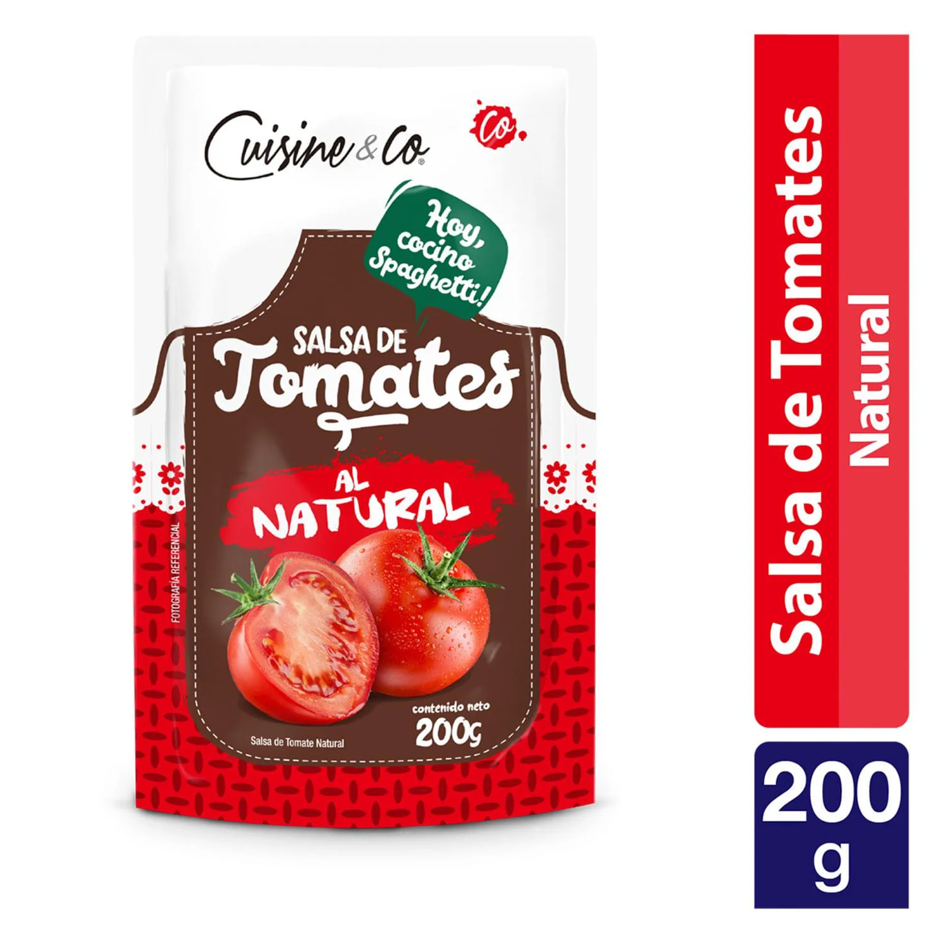 Salsa de tomate natural 200 g