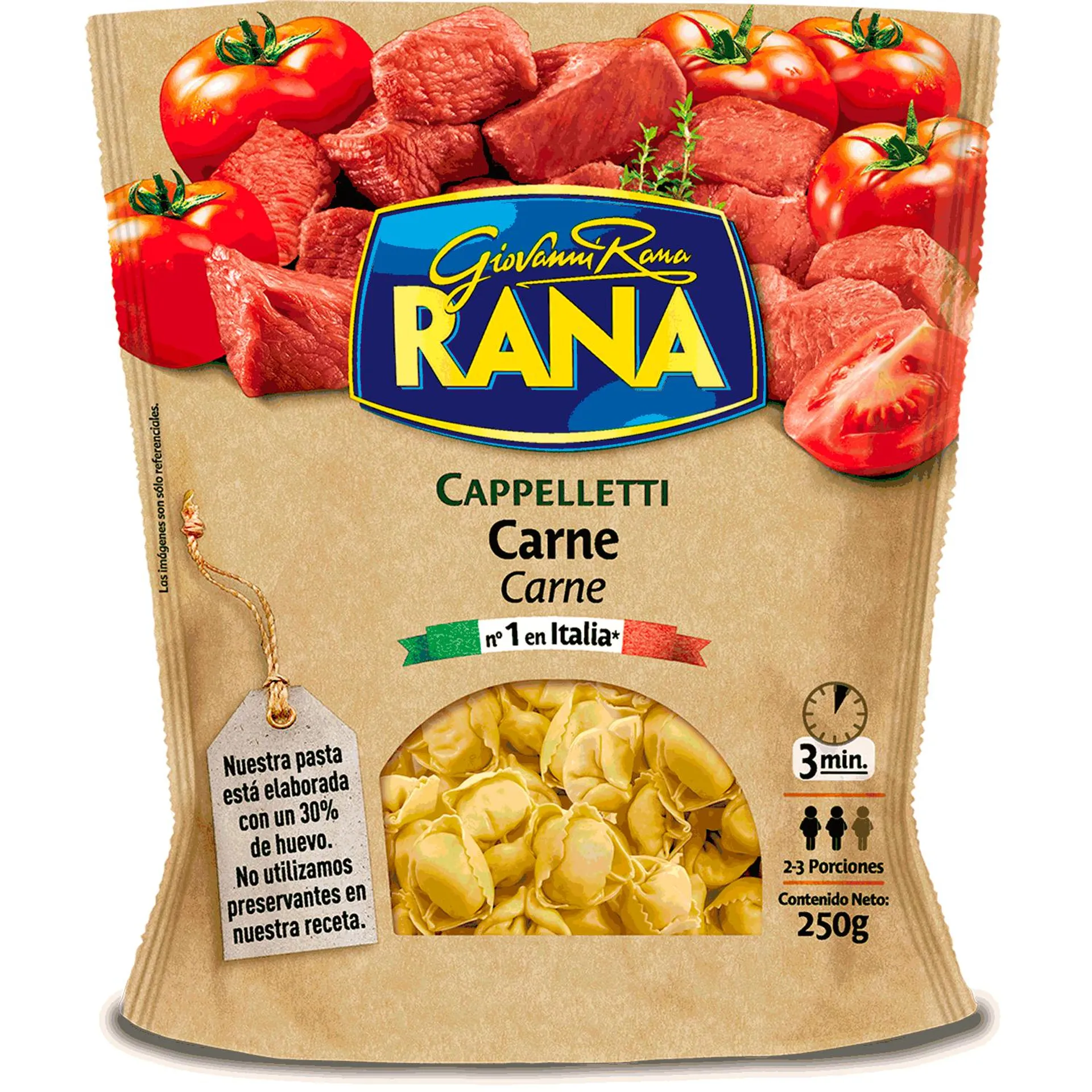Pasta fresca cappelletti carne Rana 250 g