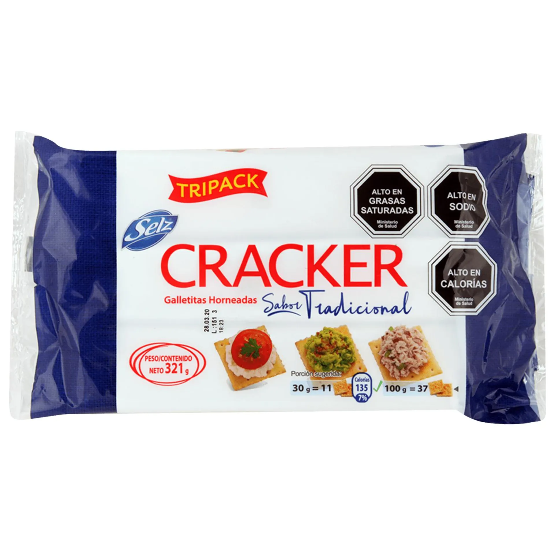 Galletas Cracker horneadas 321 g