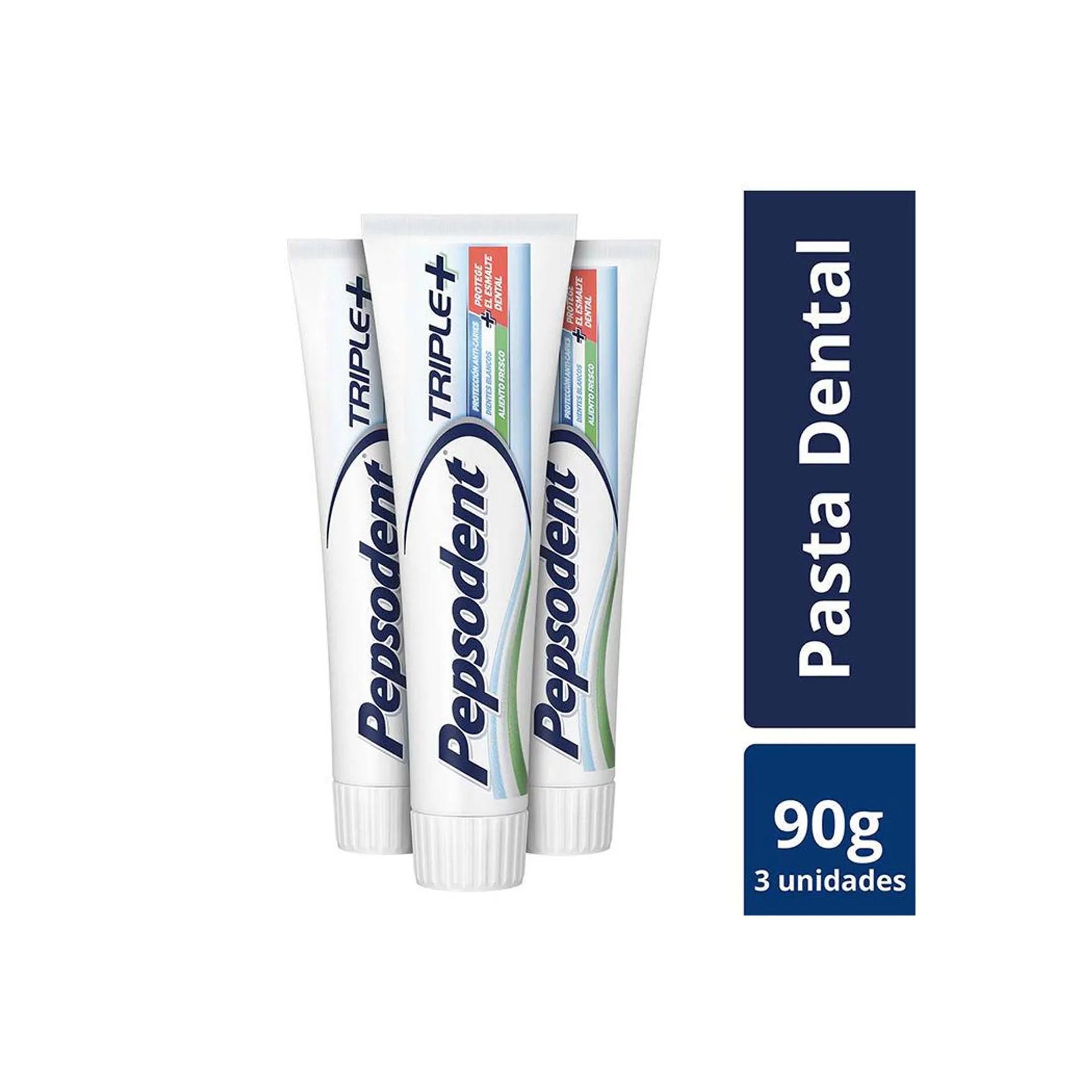 Pepsodent pasta dental triple + 3x90gr