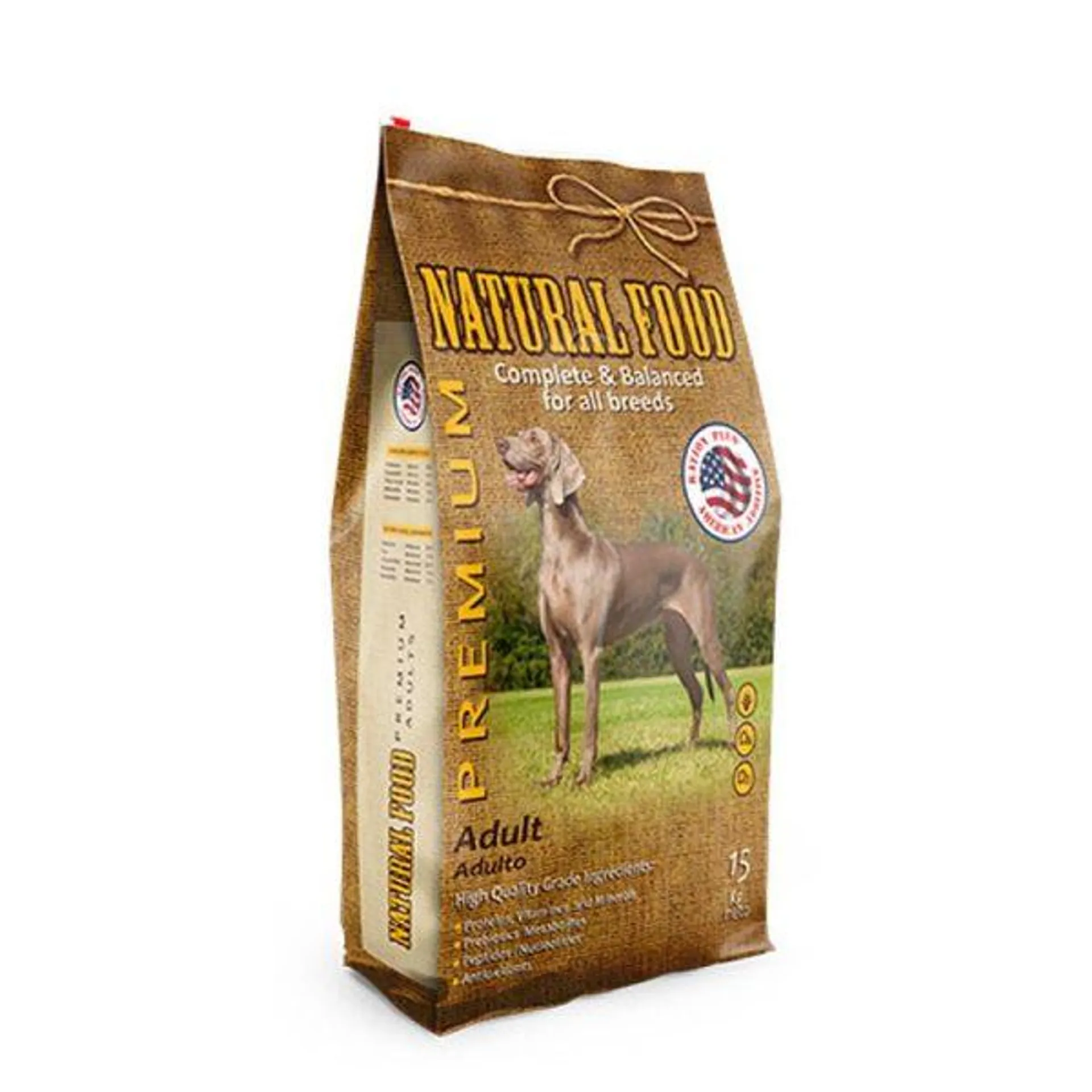 Natural Food Perro Adulto Premium 15 Kg