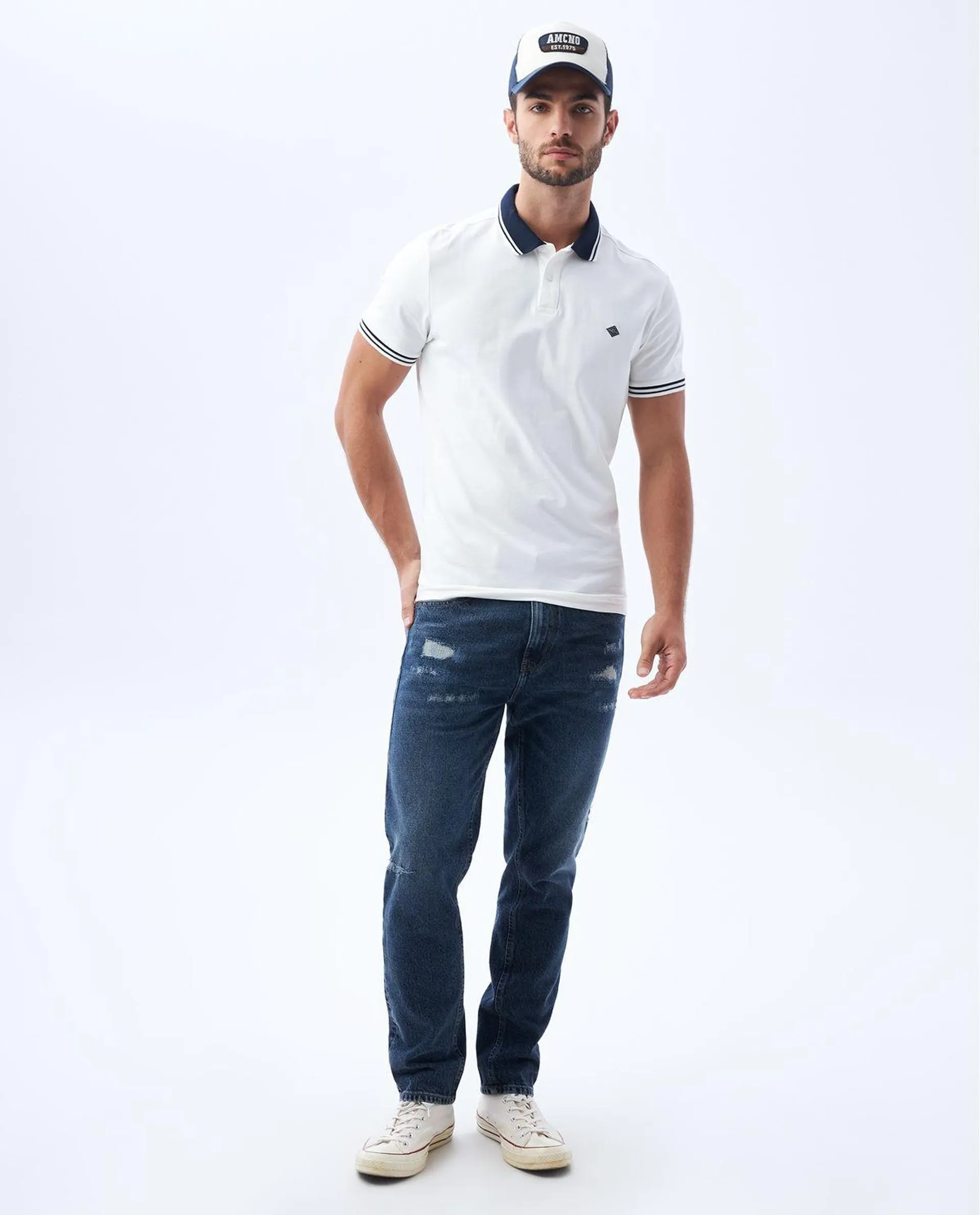 Polo manga corta para hombre