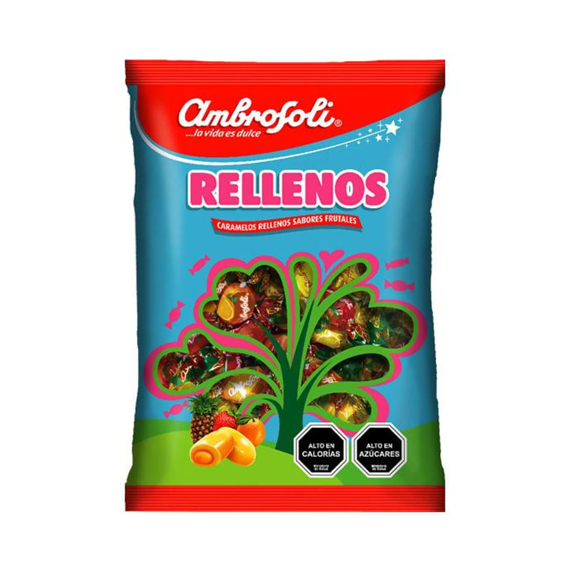 Caramelo Ambrosoli Frutal Relleno 430 gr