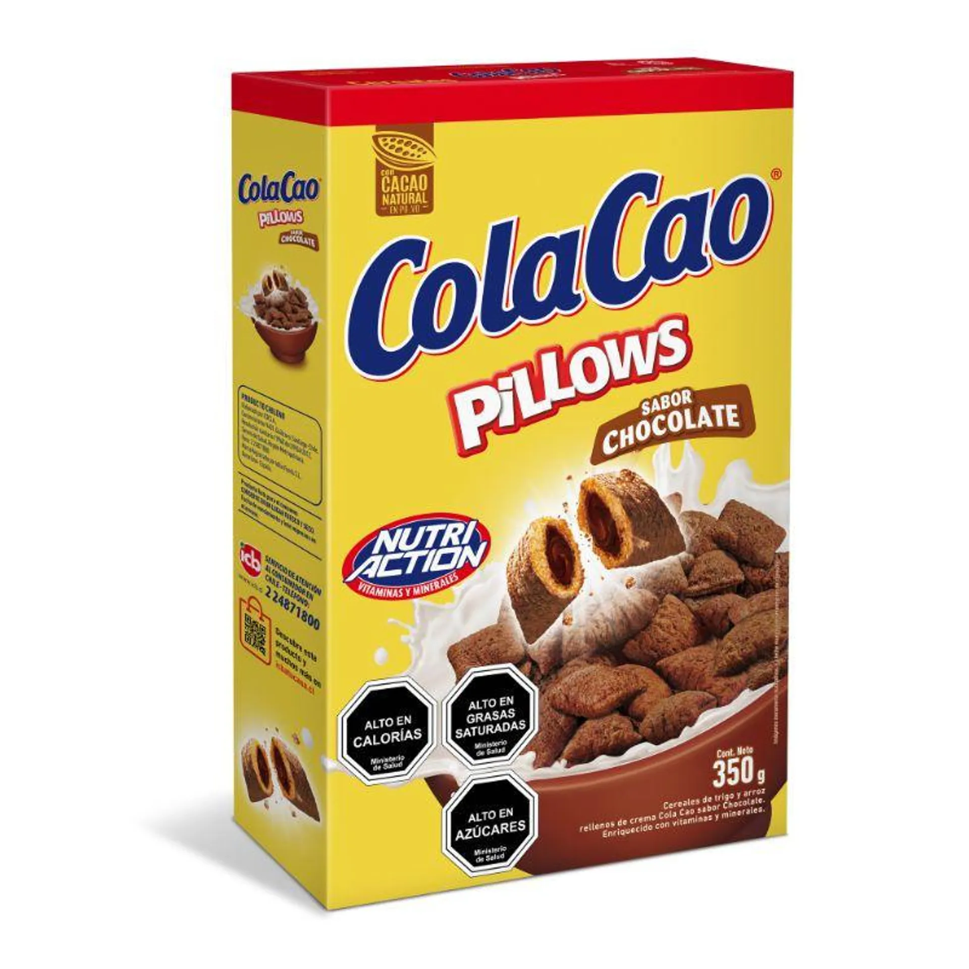Cereales Pillows Sabor Chocolate, 350 g