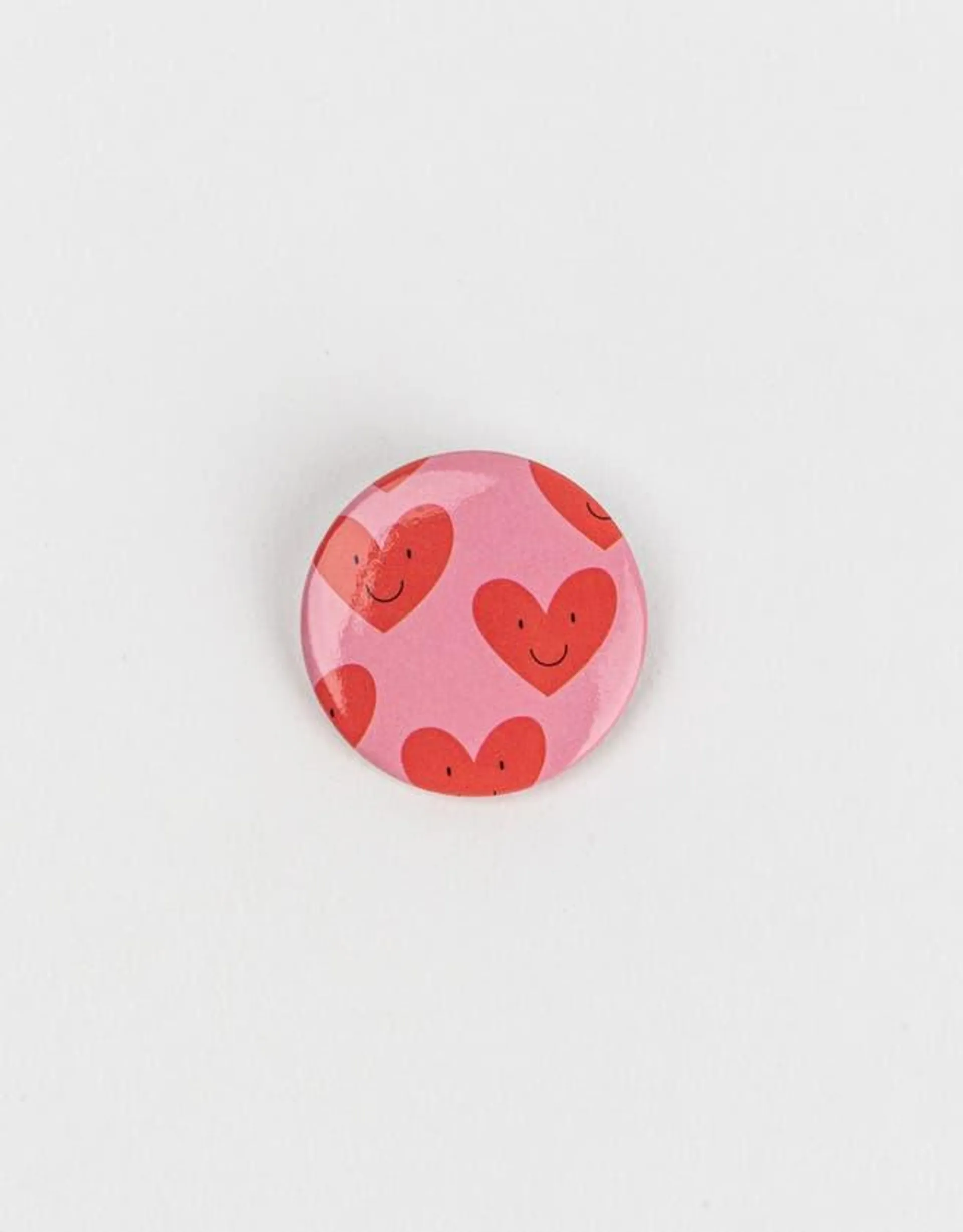 Pin con corazones "berry"