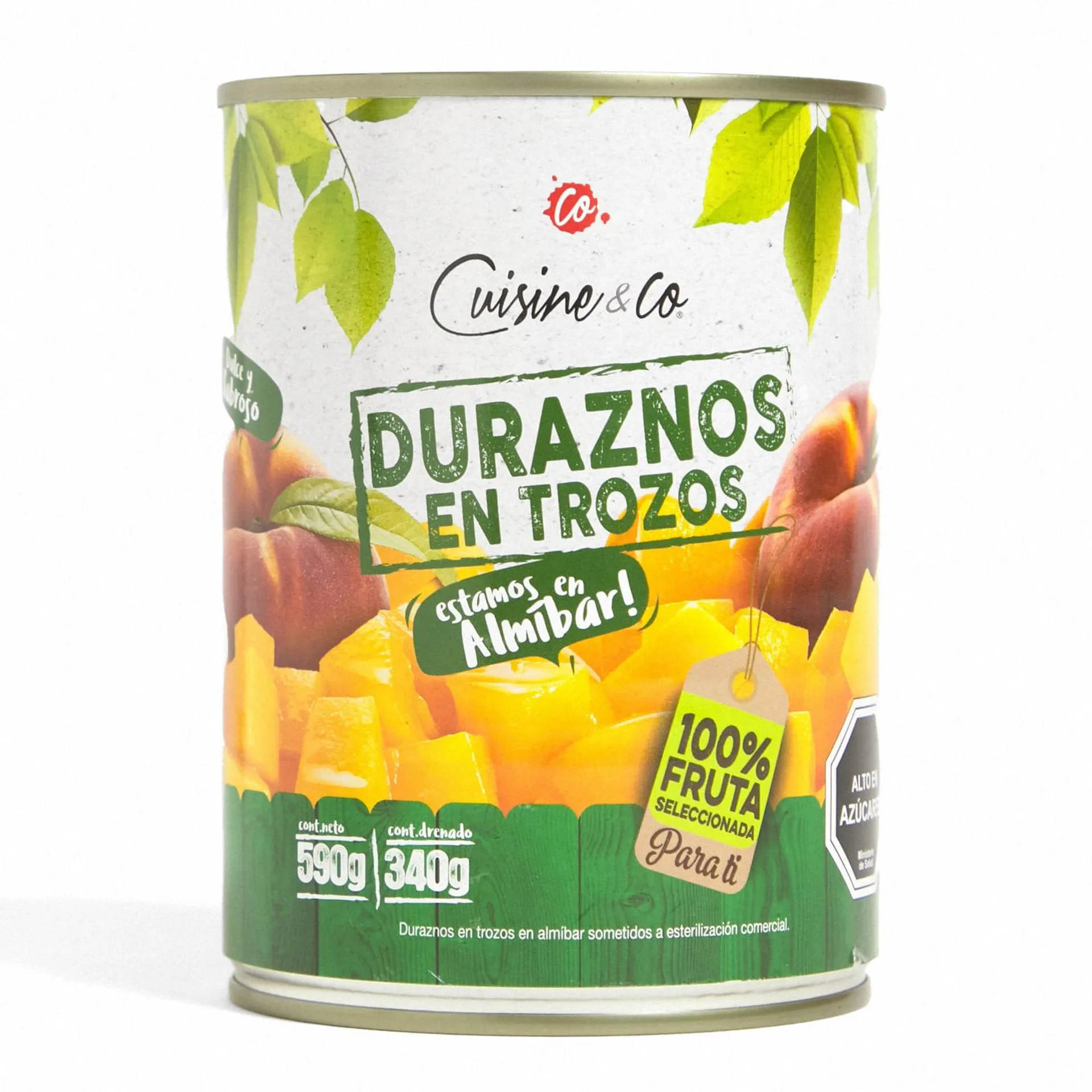 Duraznos En Trozos 340 g drenado