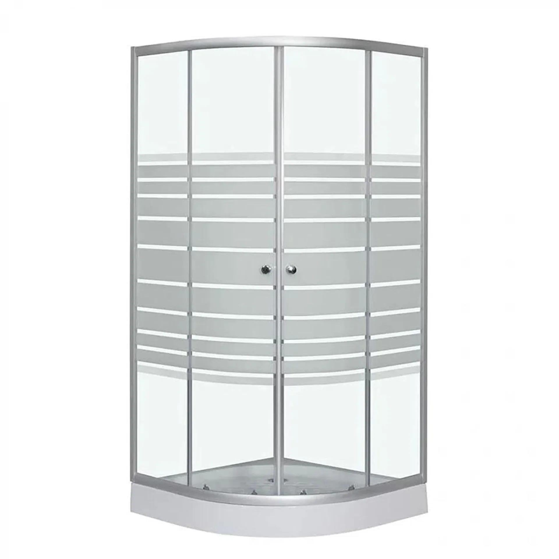 Shower Curvo 90 x 90 x 192 cm Satinado