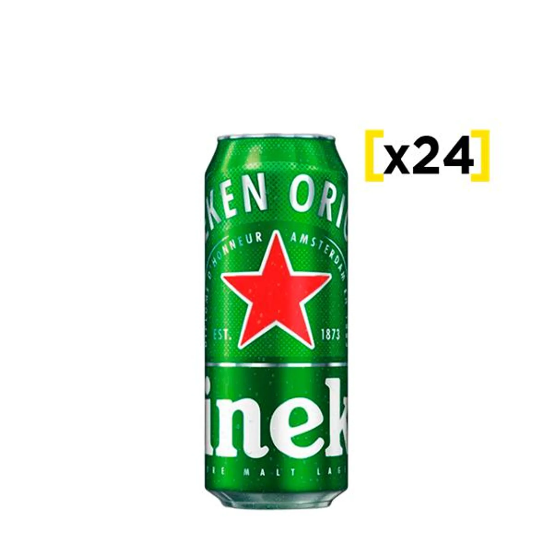 Cerveza Heineken lata 470 CC x24 | Liquidos.cl
