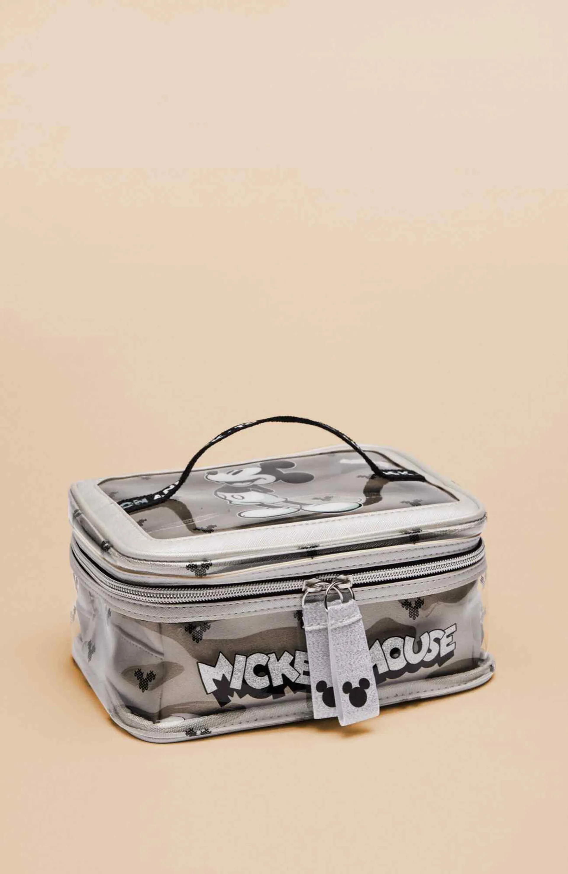 Pack De 3 Neceseres Mickey Mouse Gris Women'Secret Licencias Black And White