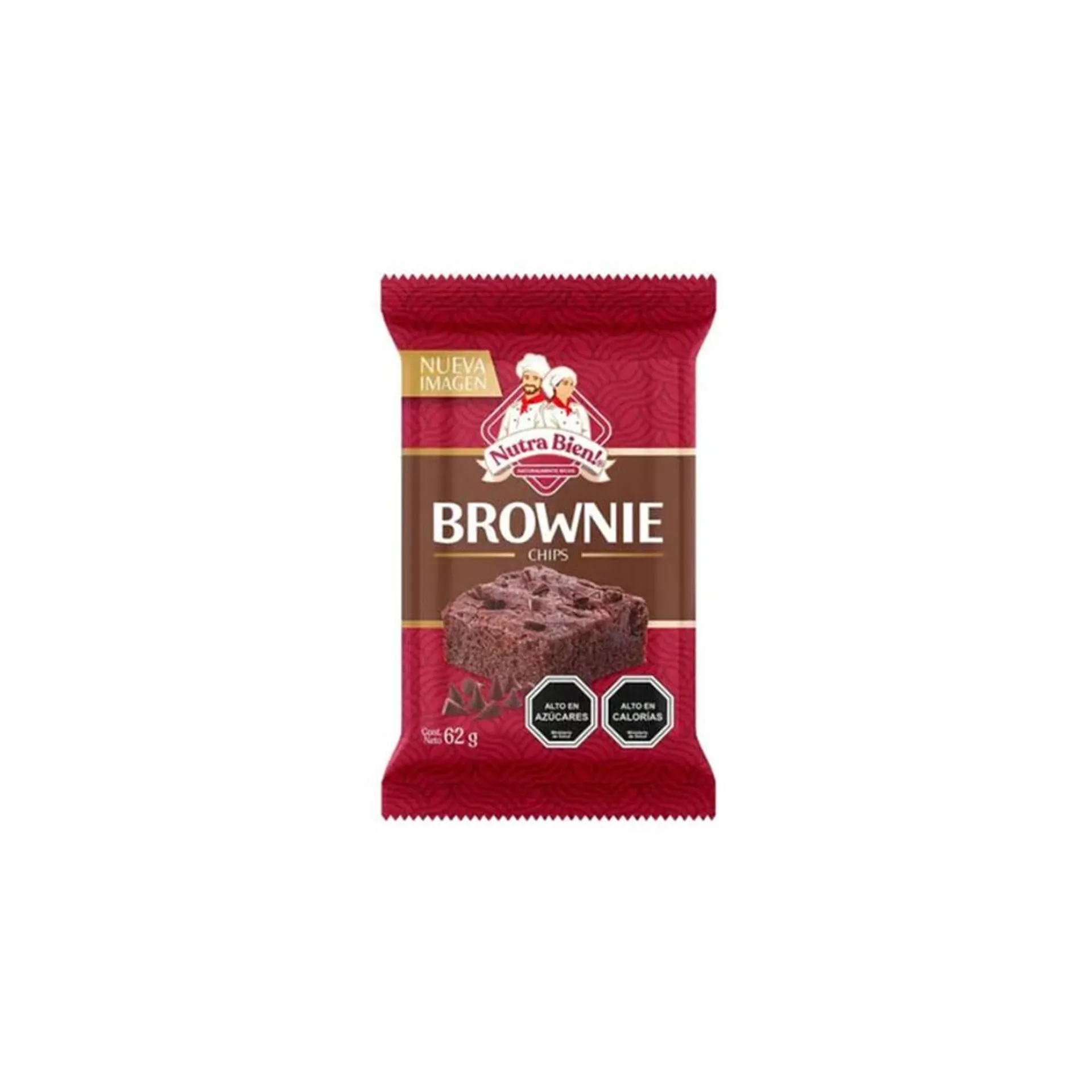 Brownie Nutrabien Chip 62 gr