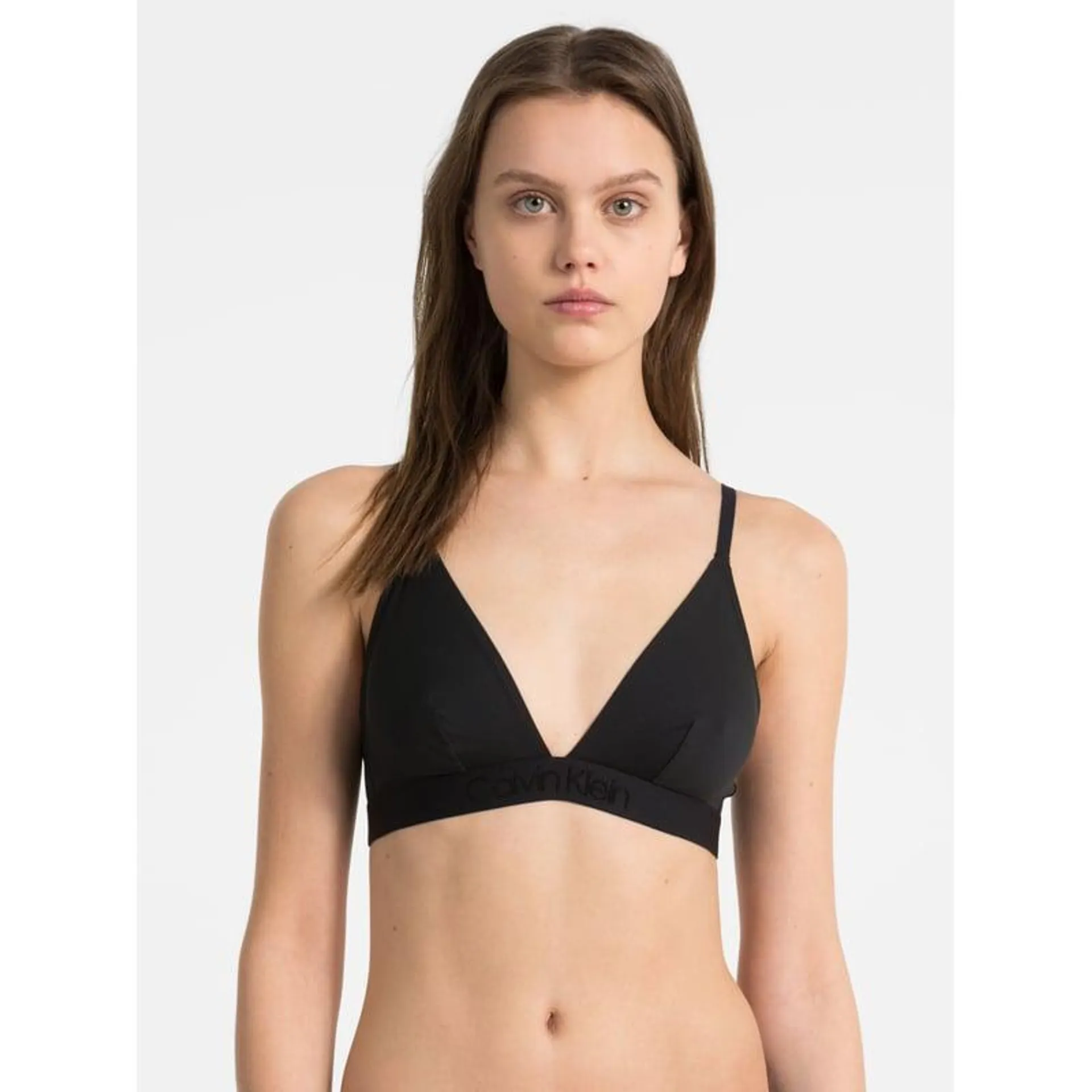 Sujetador con triangular Negro Calvin Klein