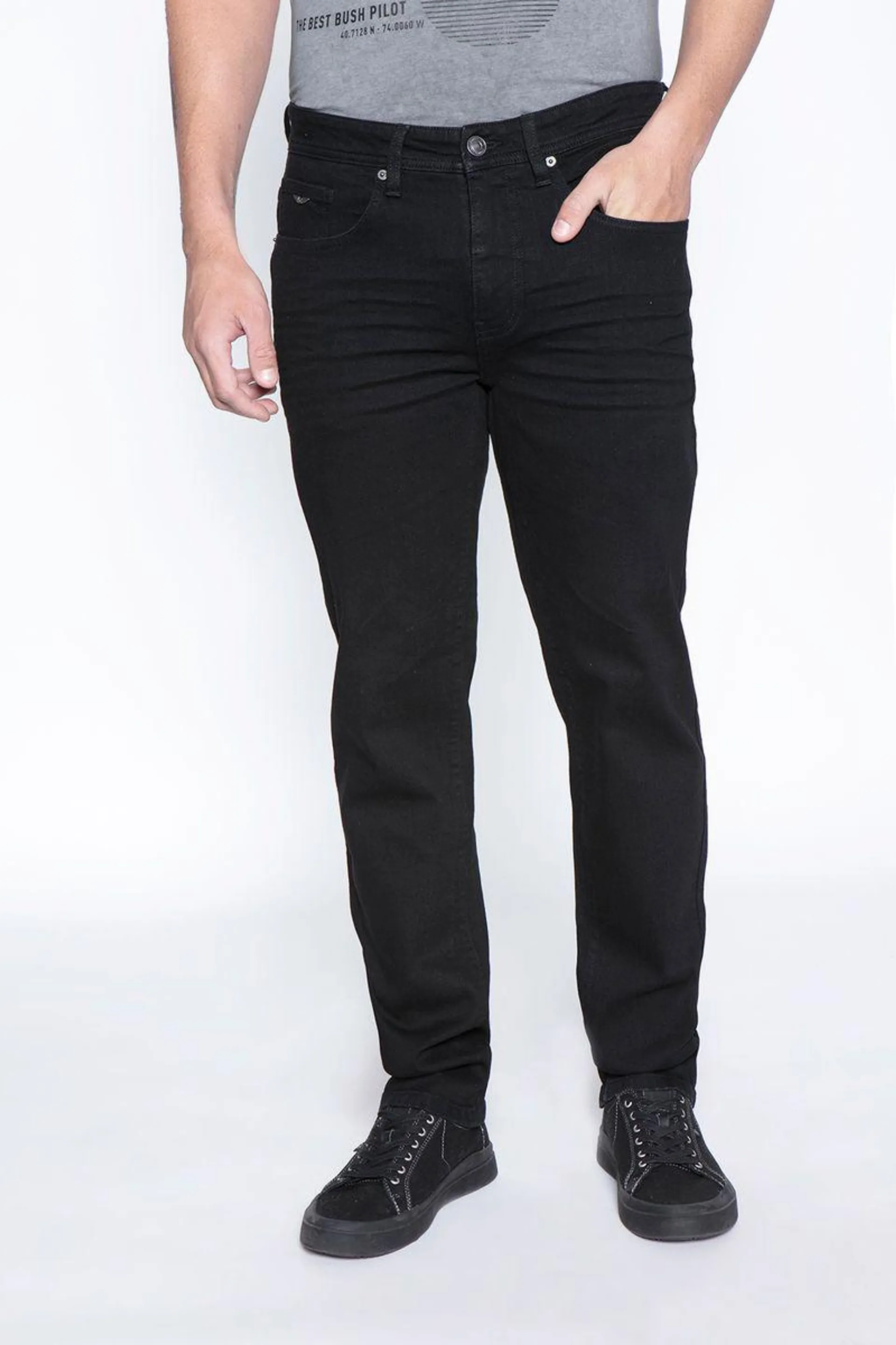 Jeans Black Básico Bristol